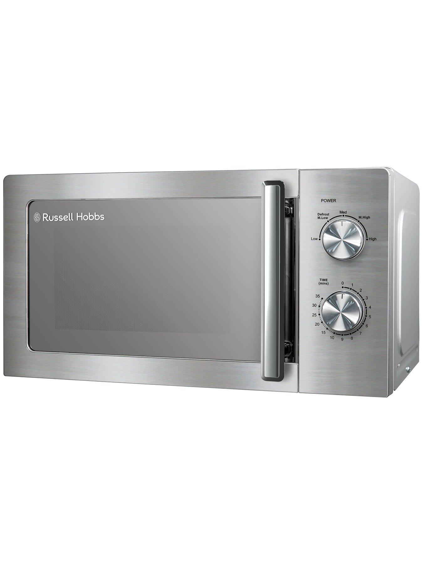  image of russell-hobbs-rhmm827ss-compact-20l-manual-microwave-in-stainless-steel