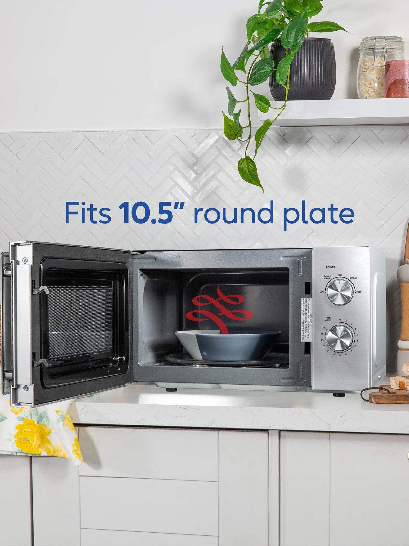 image of russell-hobbs-rhmm827ss-compact-20l-manual-microwave-in-stainless-steel