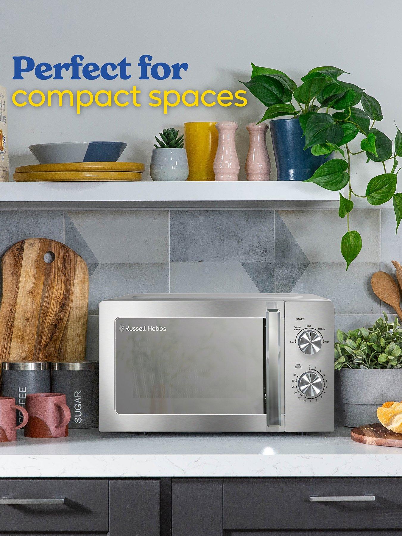 Image 7 of 7 of Russell Hobbs RHMM827SS Compact 20L Manual Microwave in Stainless Steel