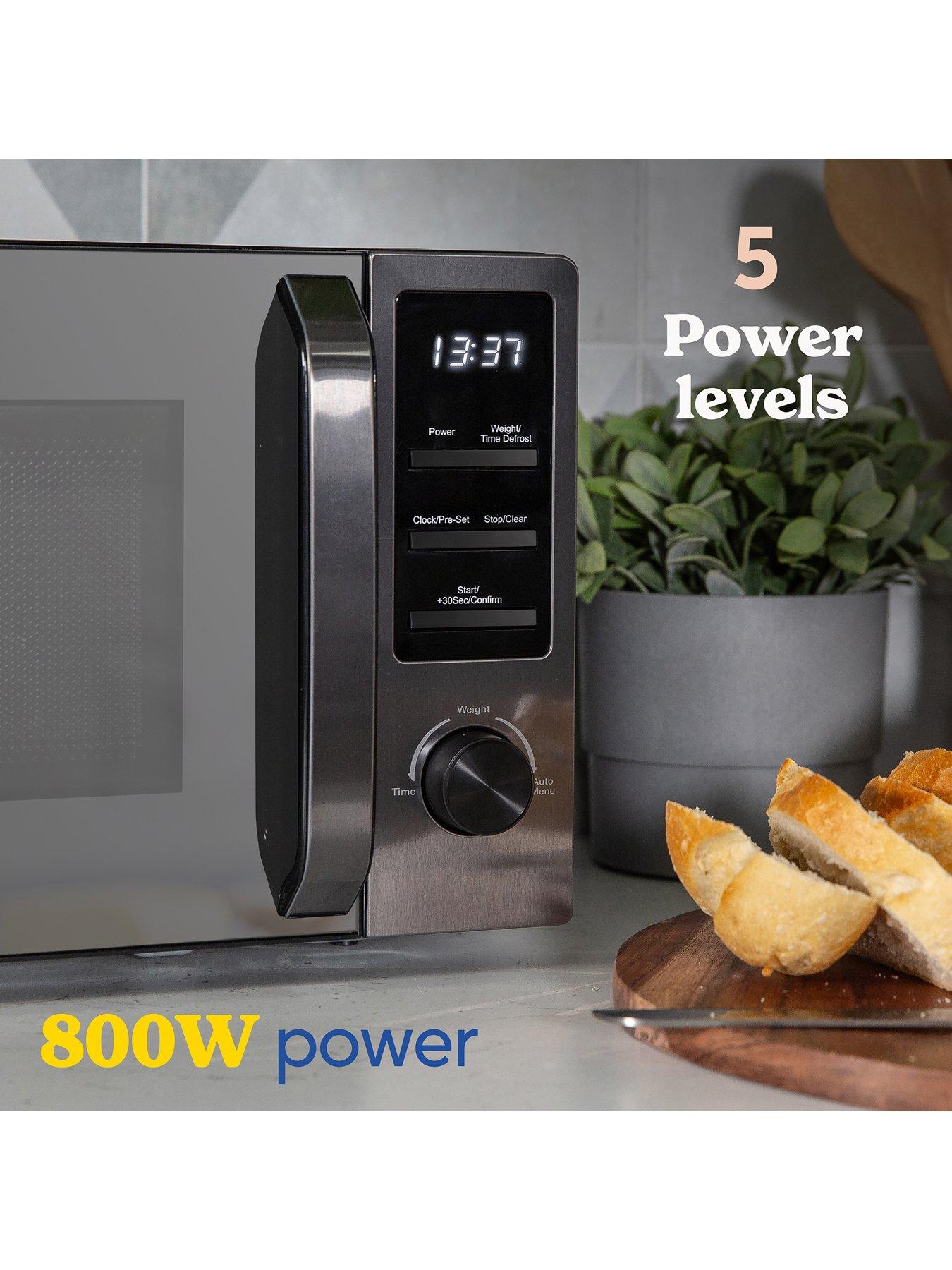  image of russell-hobbs-rhm2028ds-20l-digital-microwave-in-dark-steel