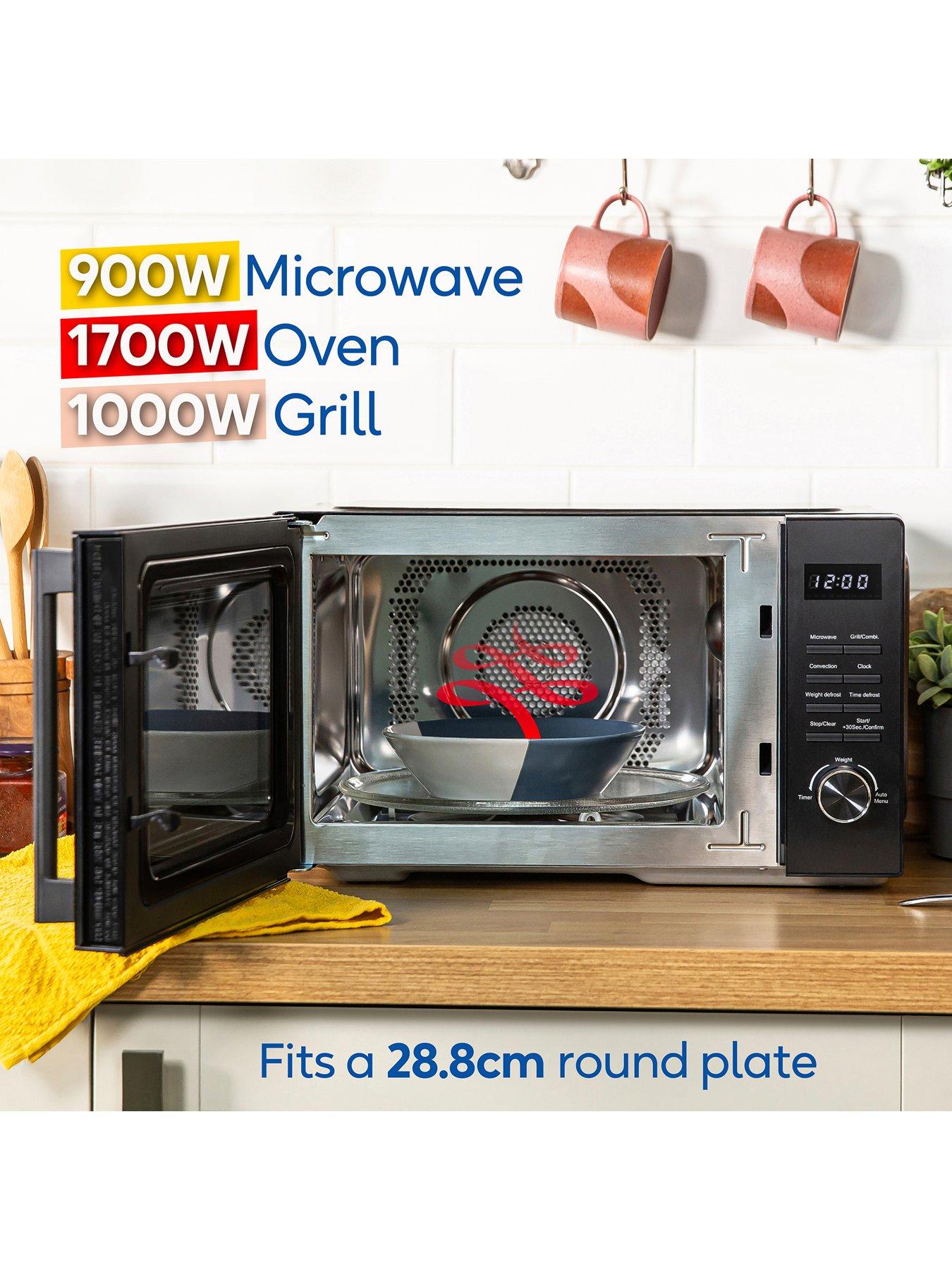  image of russell-hobbs-rhm2366b-23l-digital-combination-microwave-in-black