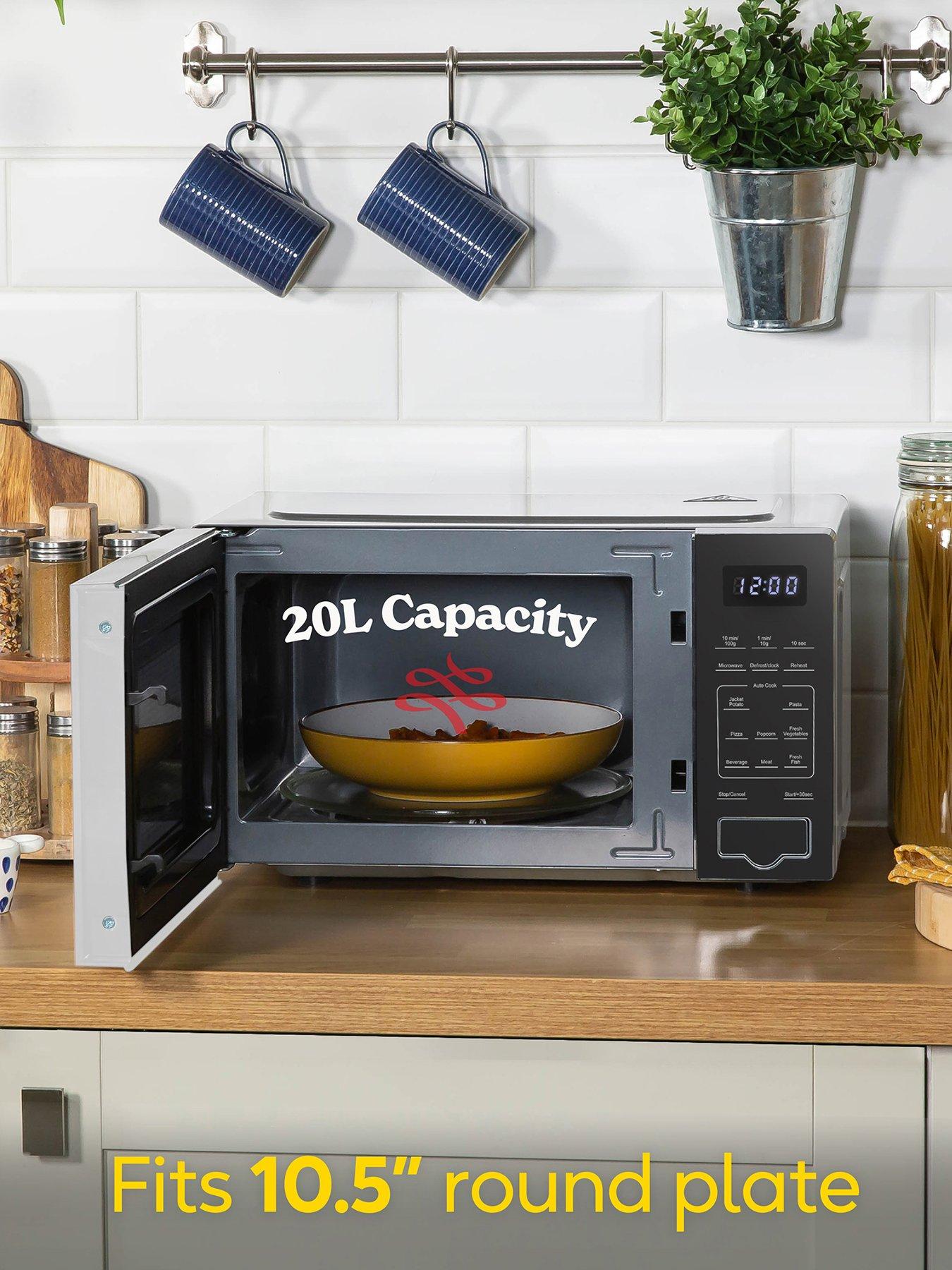  image of russell-hobbs-rhmt2005s-compact-digital-microwave-with-touch-control-20l-silver