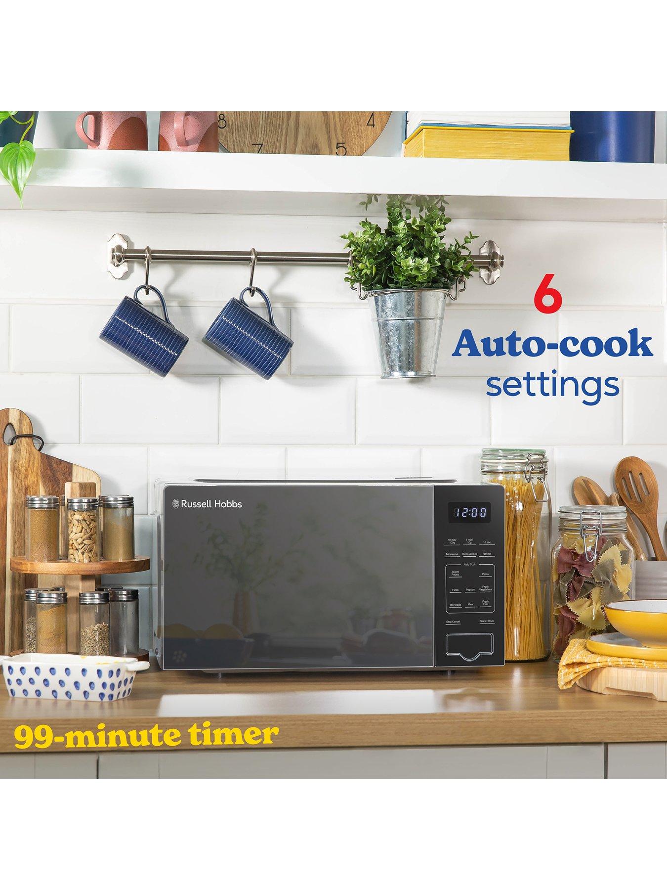 Image 7 of 7 of Russell Hobbs RHMT2005S Compact Digital Microwave with Touch Control 20L Silver