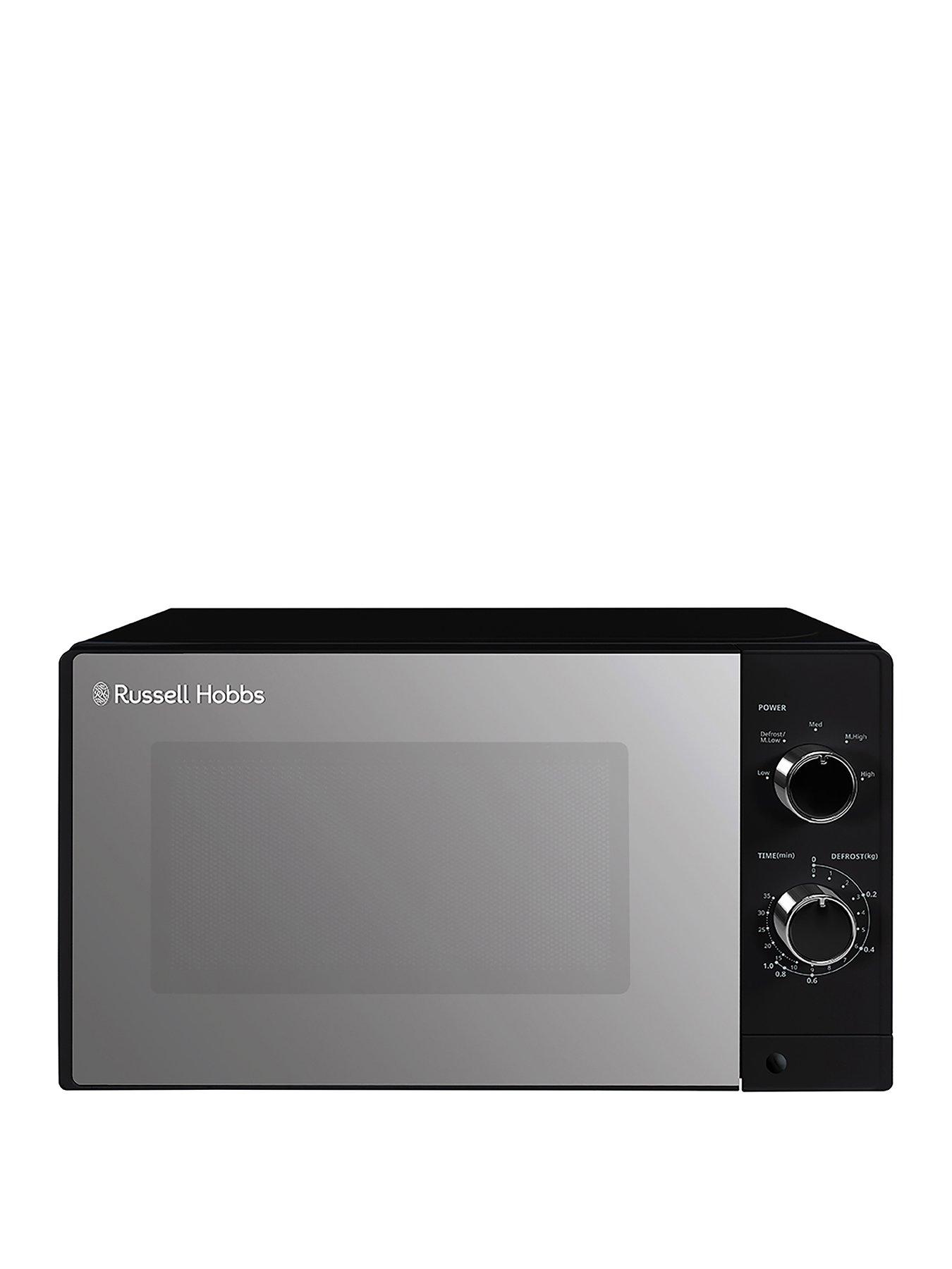 Image 1 of 7 of Russell Hobbs RHM2027B Compact Solo Manual Microwave 20L Black