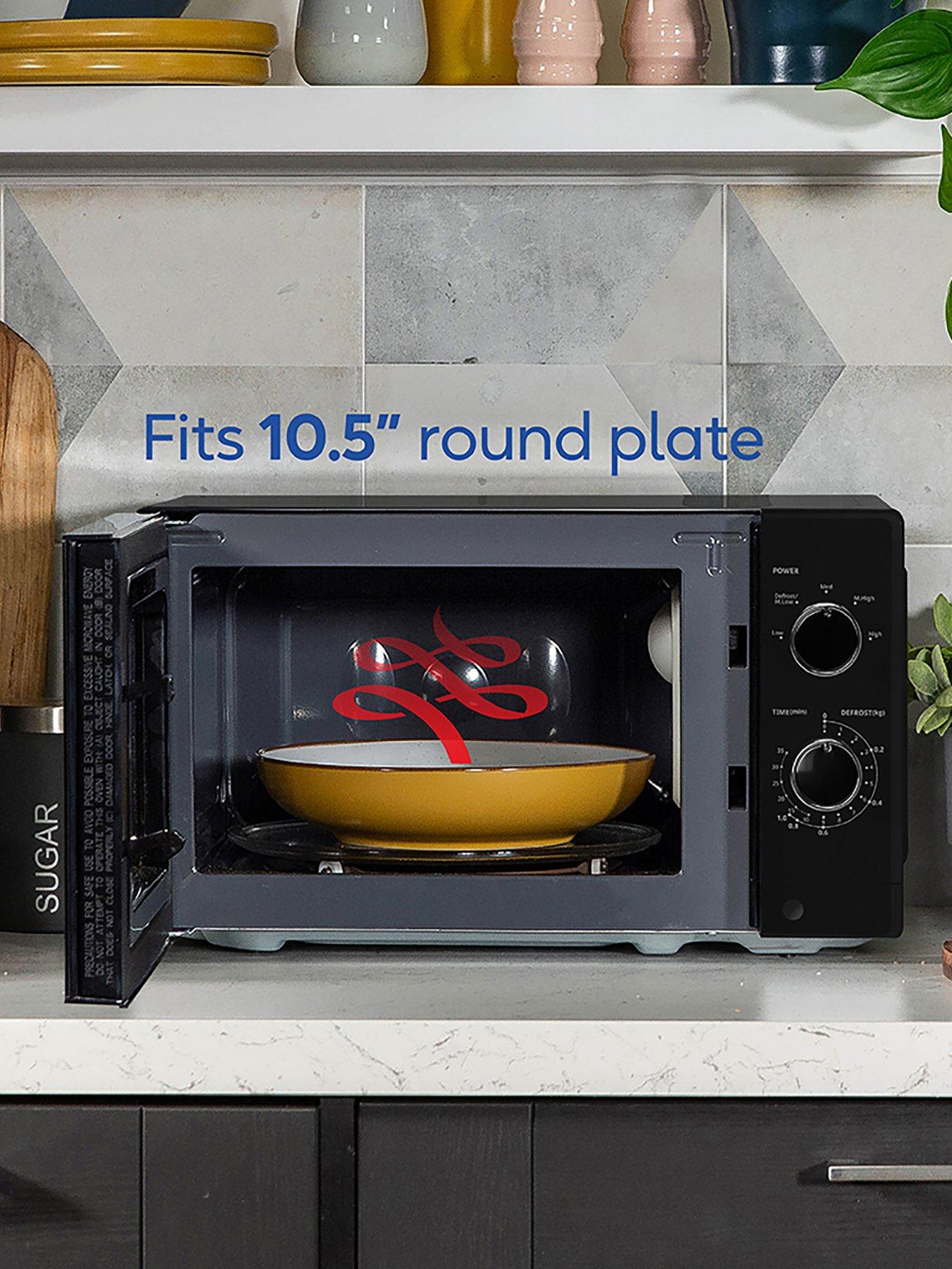  image of russell-hobbs-rhm2027b-compact-solo-manual-microwave-20l-black