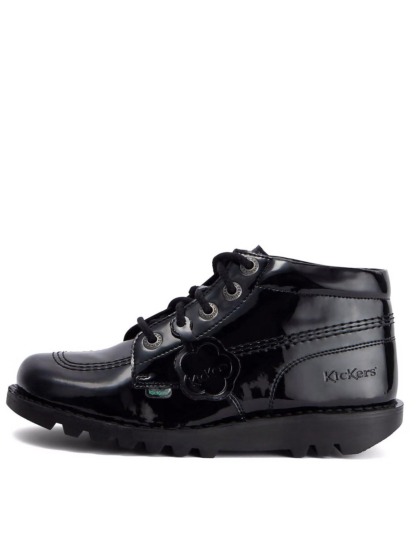 undefined Kick Hi Vegan Patent - Black