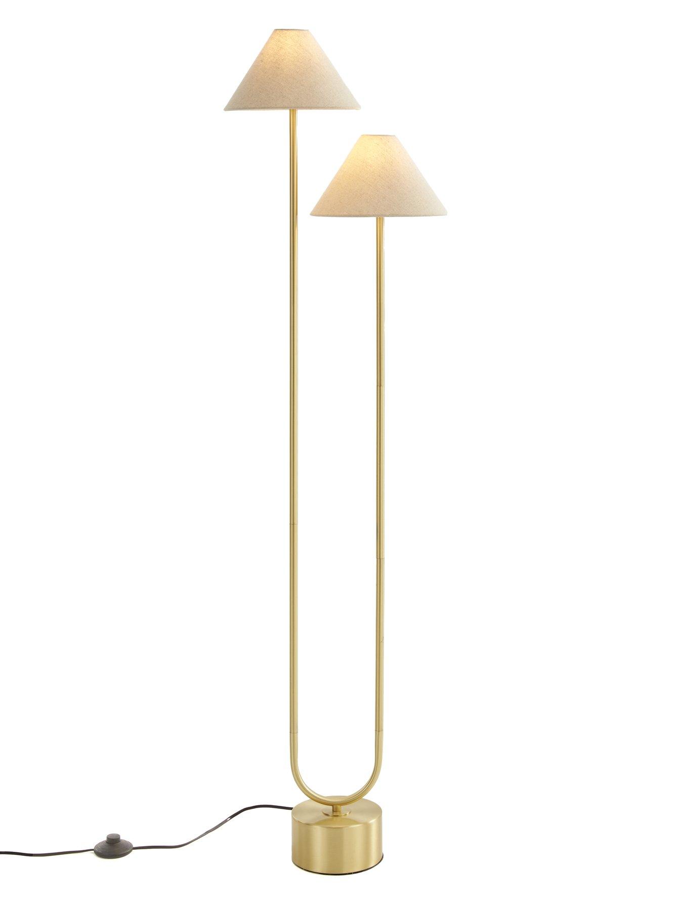 image of the-very-collection-conical-double-floor-lamp
