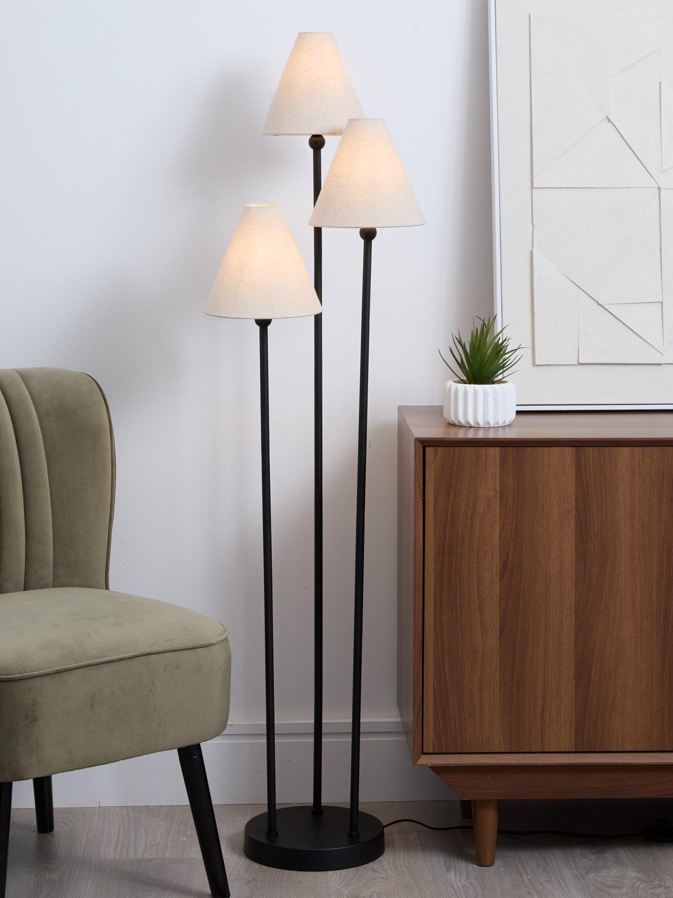 Very Home Conical Floor Lamp Triple