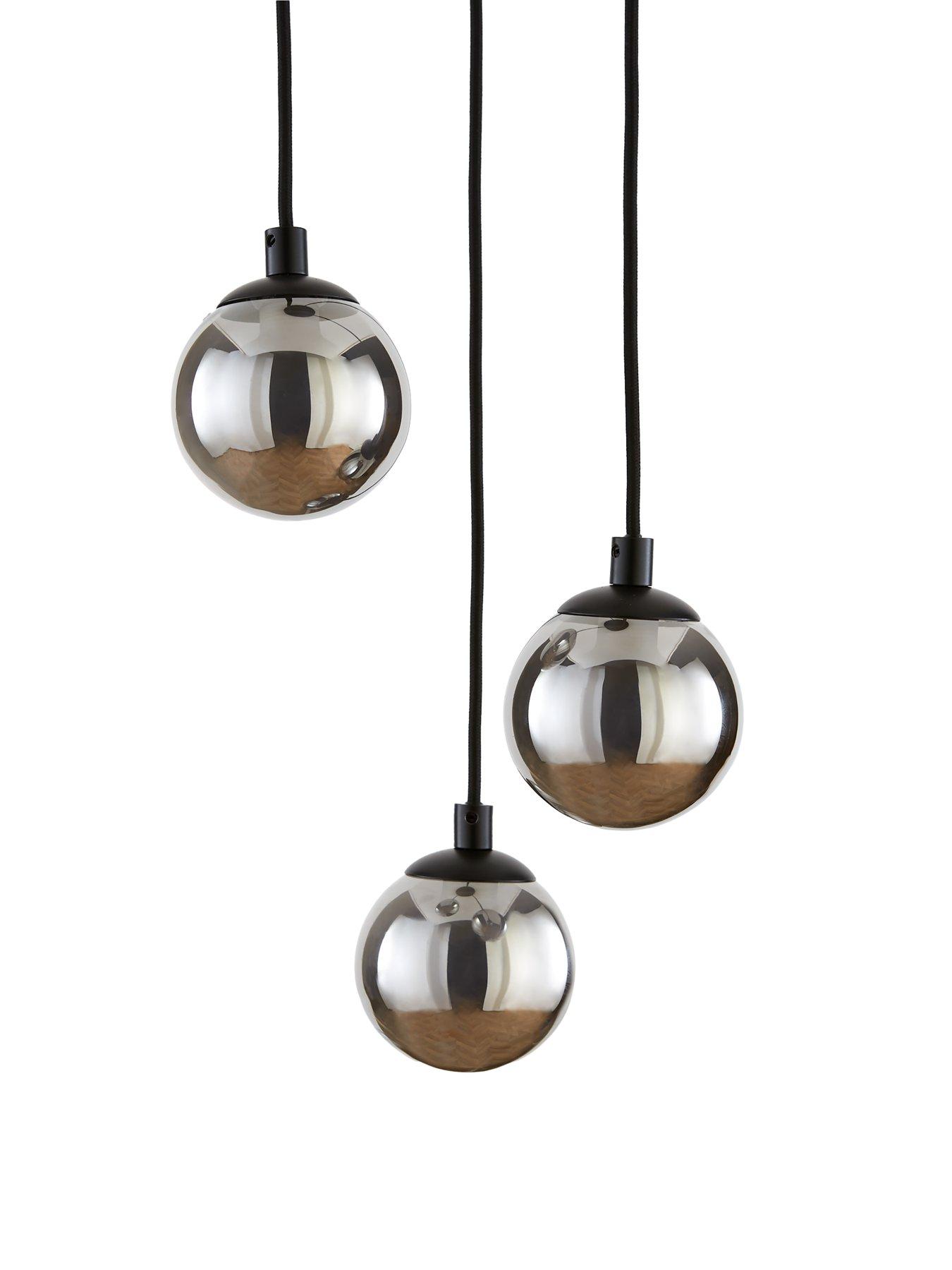  image of the-very-collection-double-glass-3-light-cluster-ceiling-light