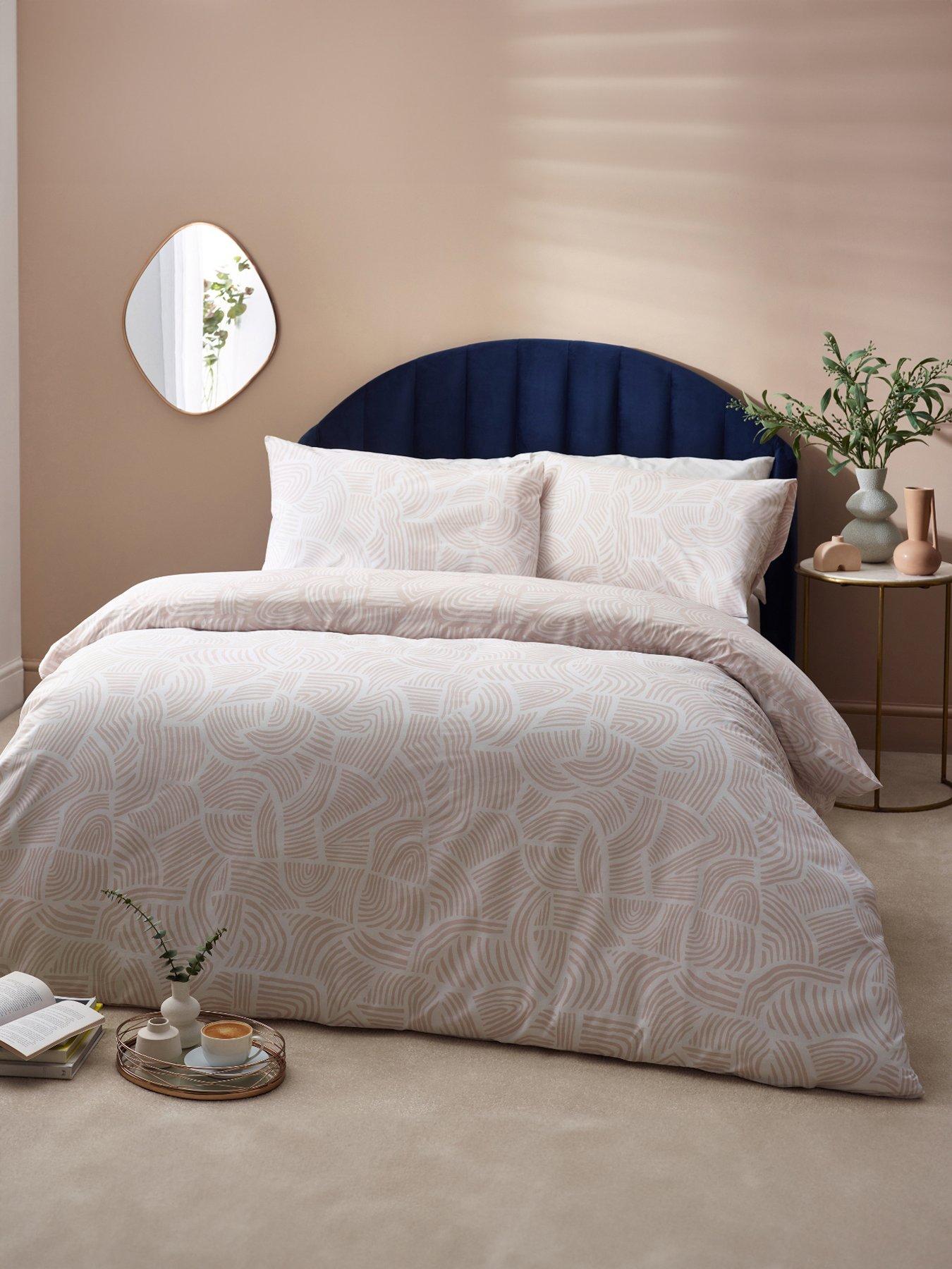 undefined Dunes Shell Linear Duvet Cover Set