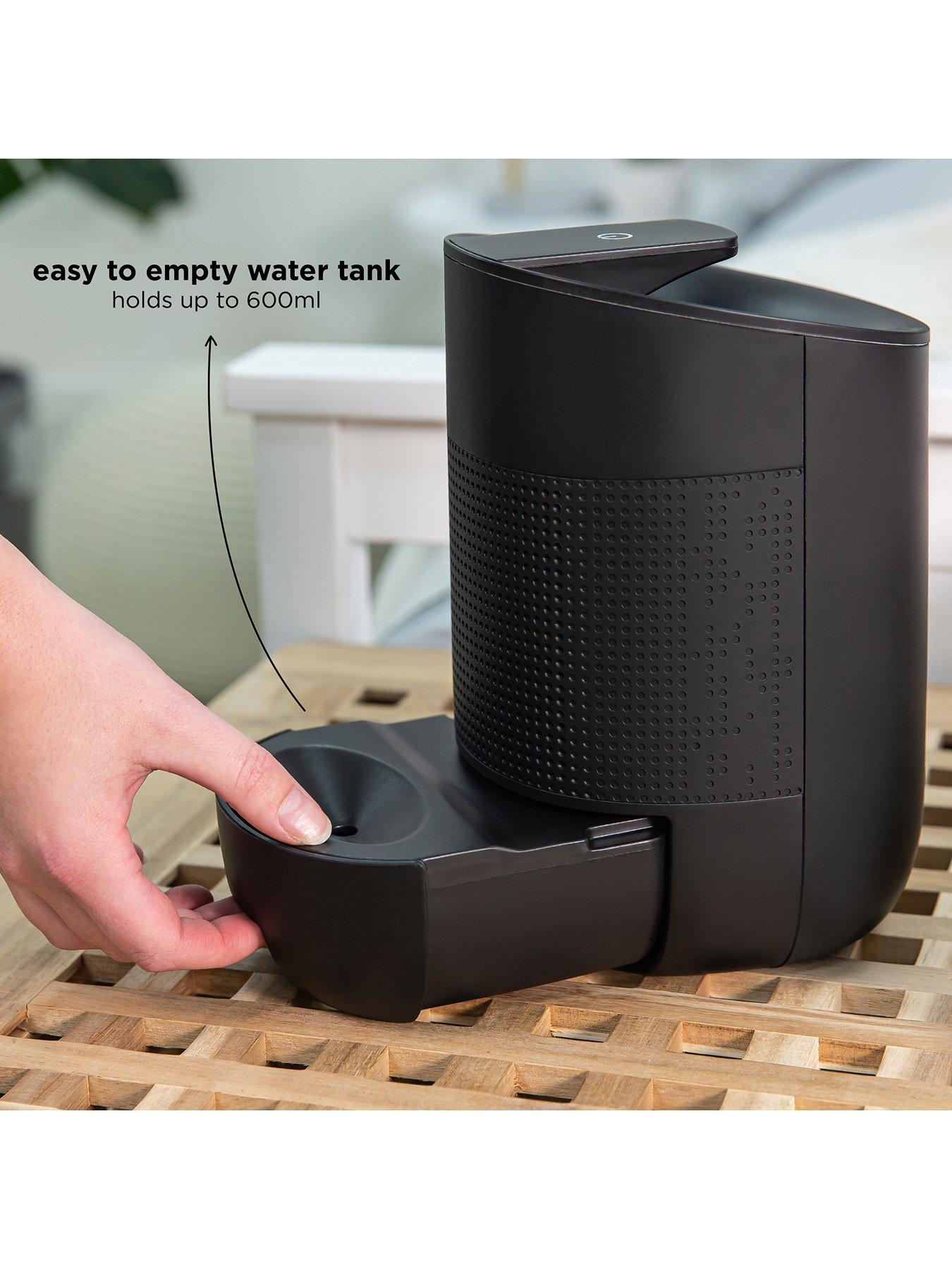  image of russell-hobbs-rhdh1061b-fresh-air-mini-compact-dehumidifier-300mlday-black