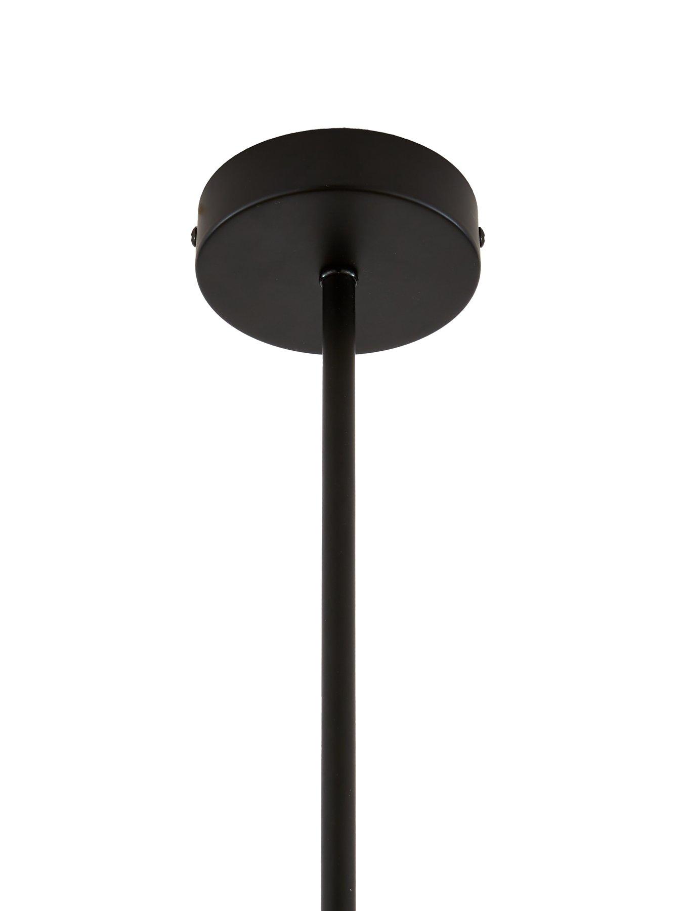 Image 5 of 7 of The Very Collection Double Glass 4-Light Chandelier Ceiling Light