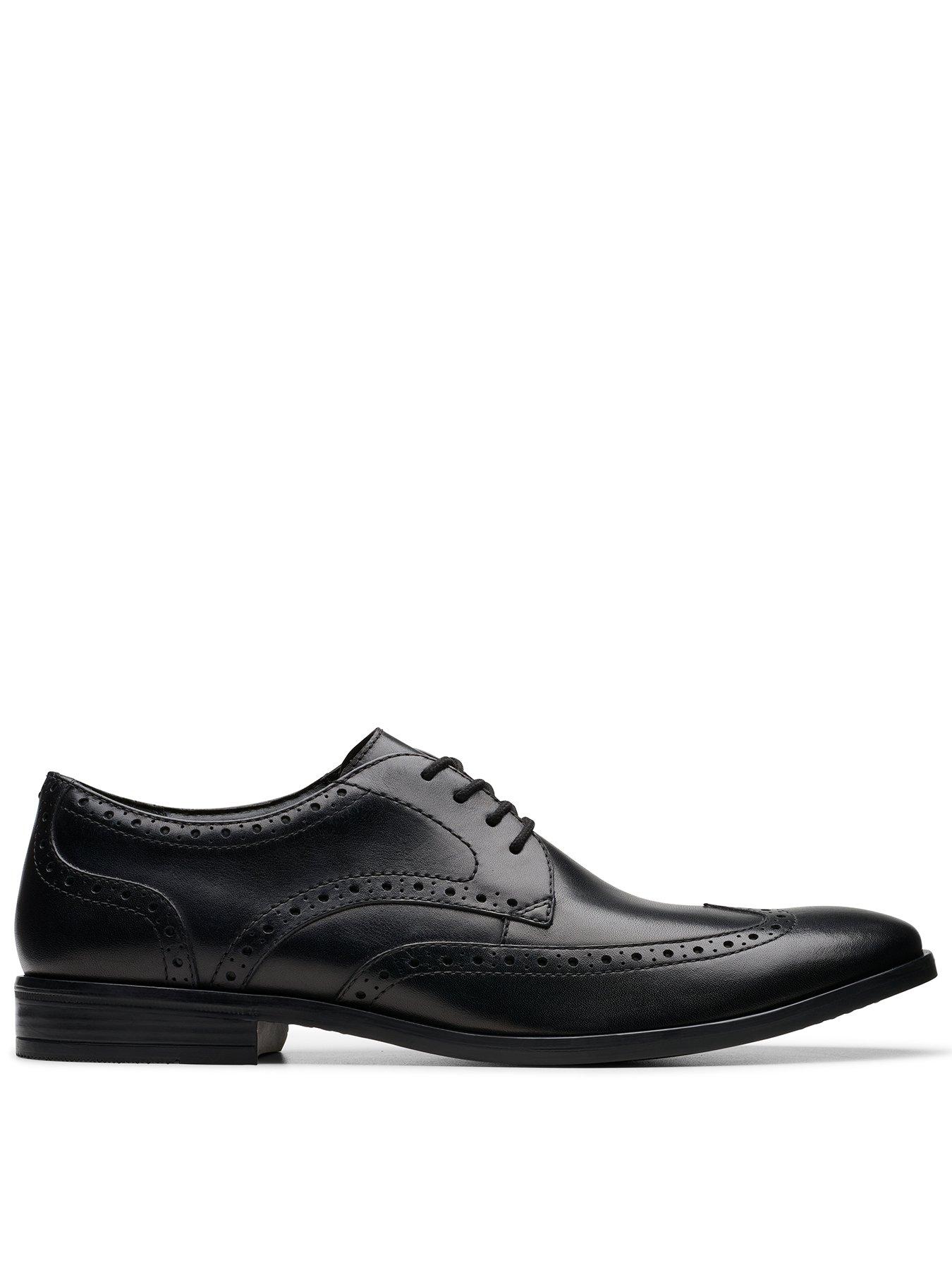 Clarks Howard Wing Formal Lace Up Shoes Black littlewoods