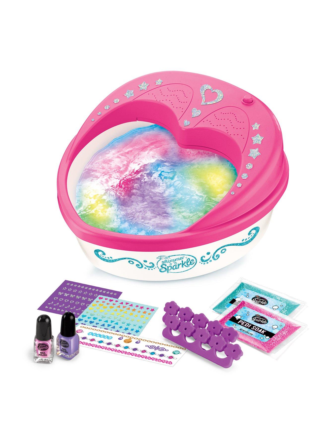  image of shimmer-sparkle-5-in-1-light-up-super-spa-salon-style-kids-foot-spa