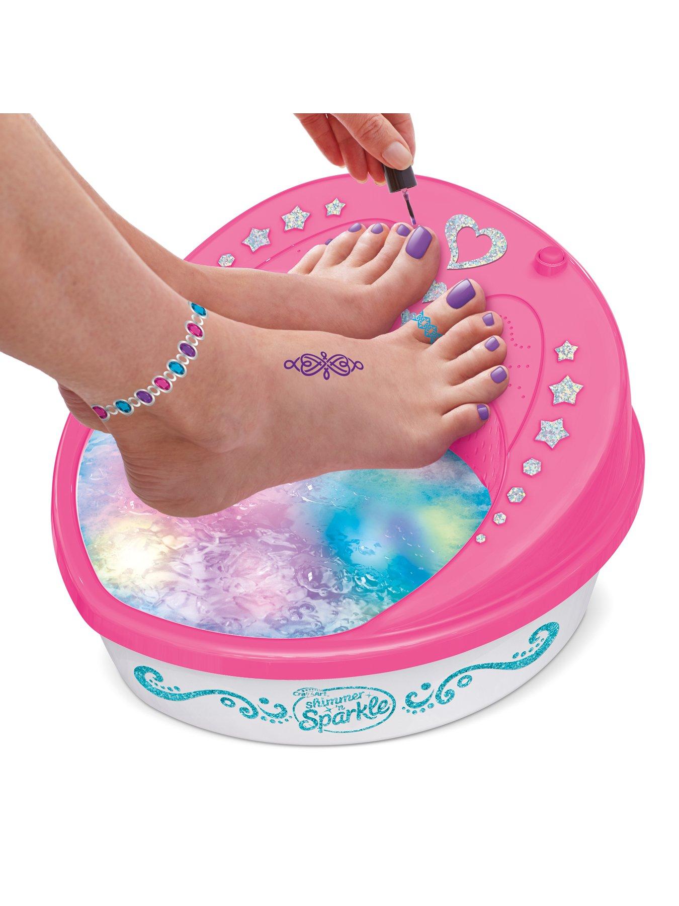  image of shimmer-sparkle-5-in-1-light-up-super-spa-salon-style-kids-foot-spa