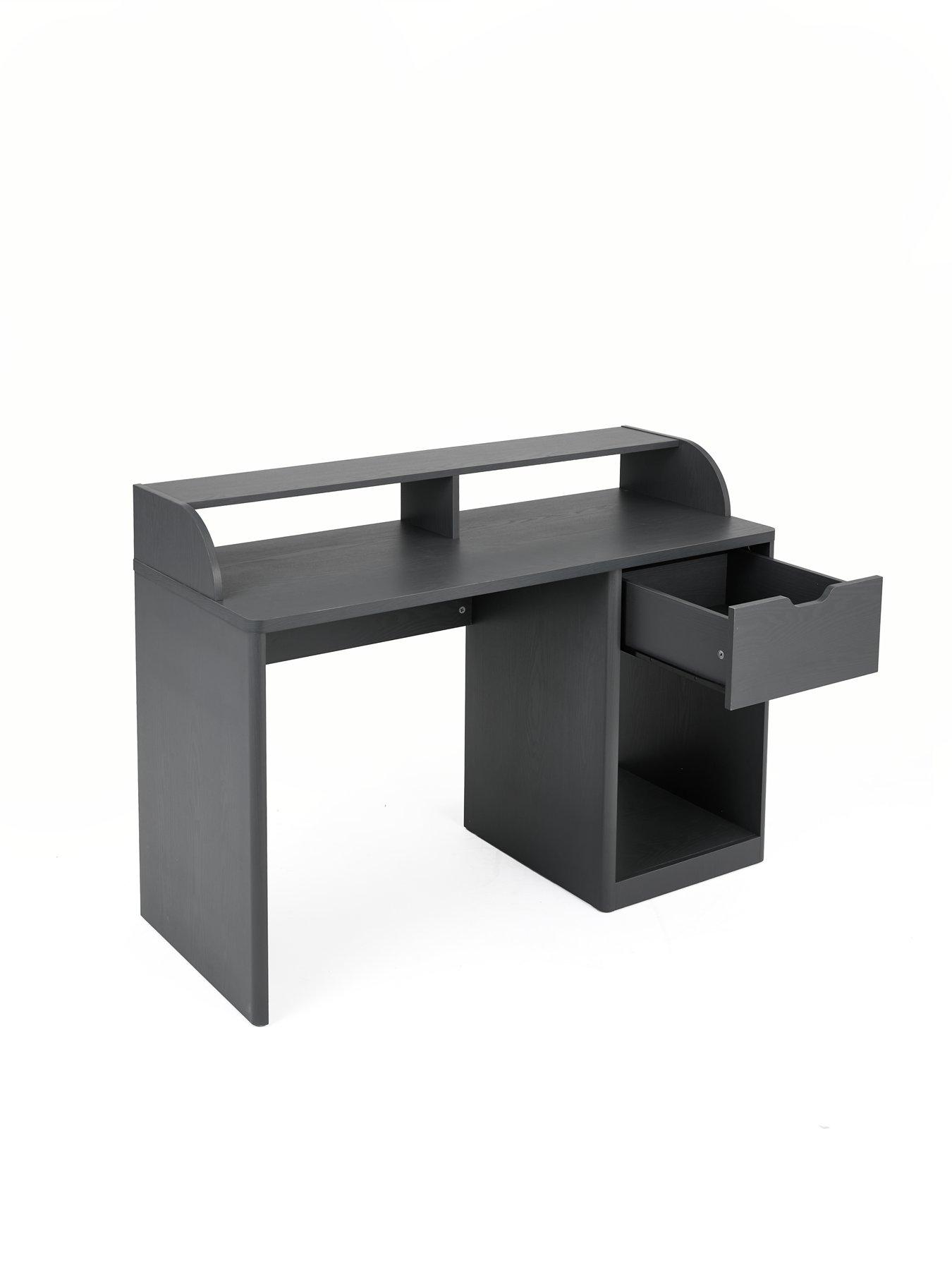  image of very-home-aspen-gaming-desk-dark-grey