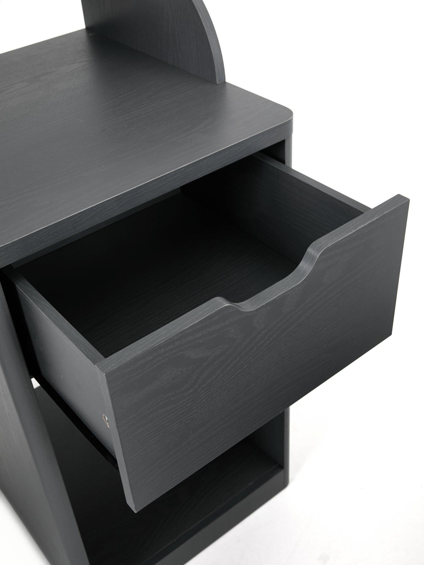  image of very-home-aspen-gaming-desk-dark-grey
