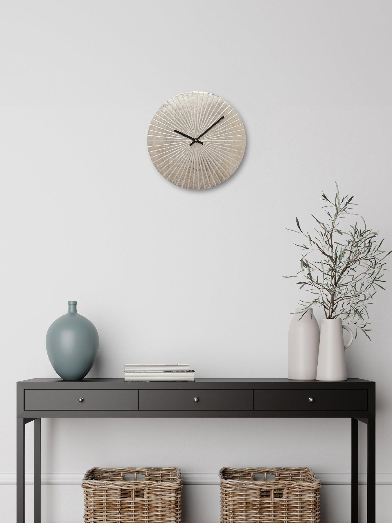 interval-silver-metal-wall-clock