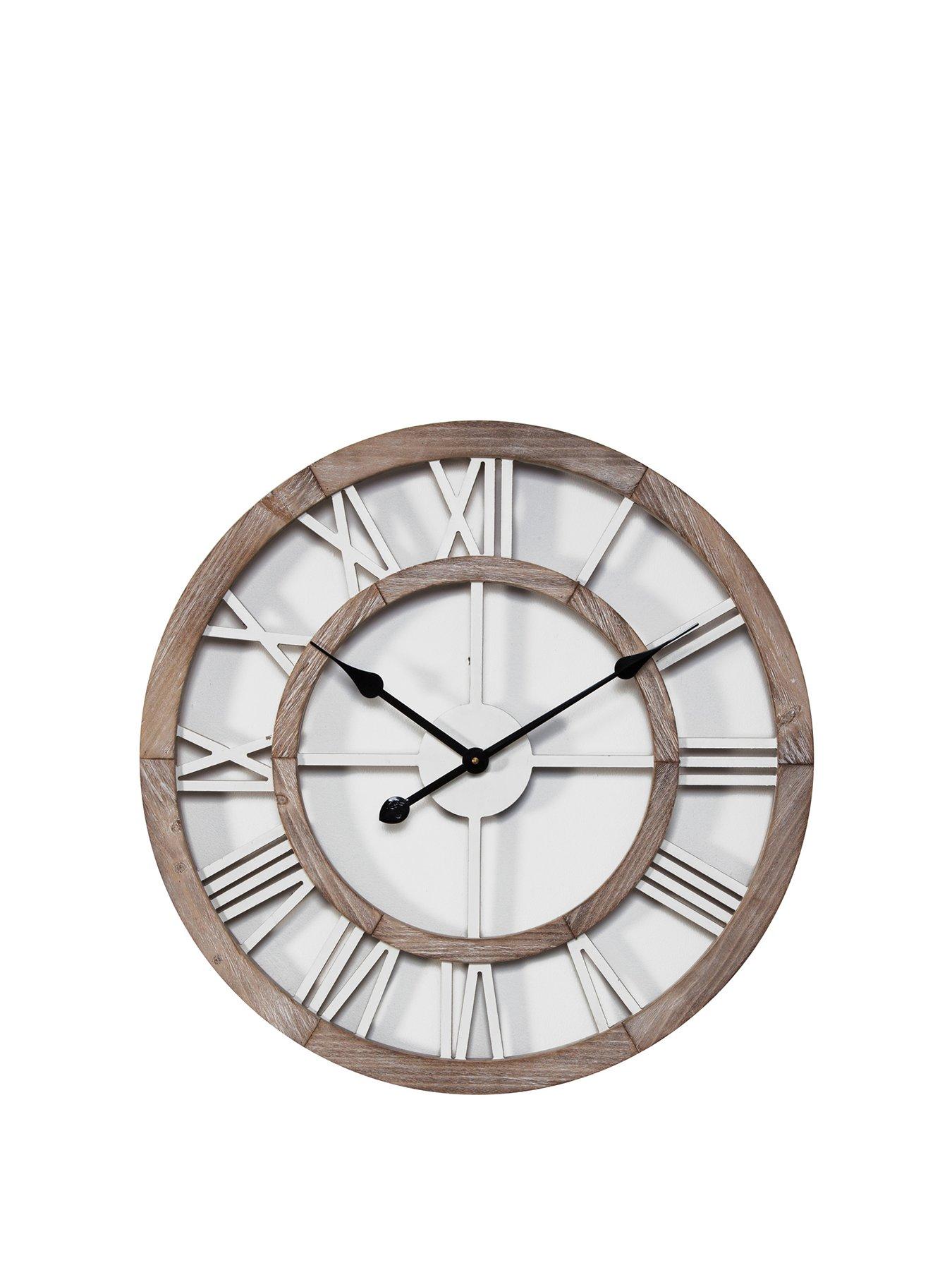 hometime-nbspshabby-chic-wall-clock-with-cut-out-dial