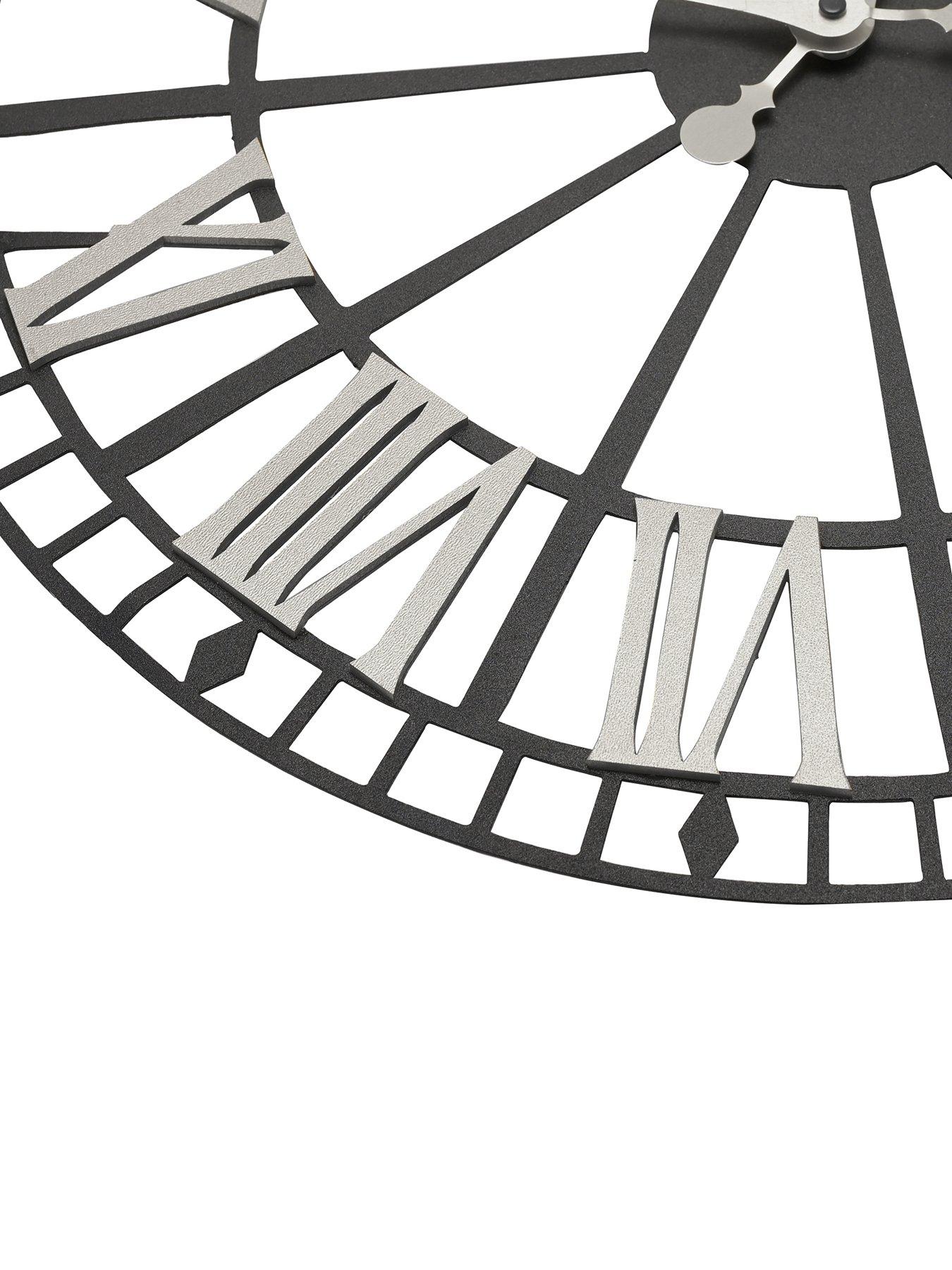  image of hometime-retro-metal-skeleton-wall-clocknbsp