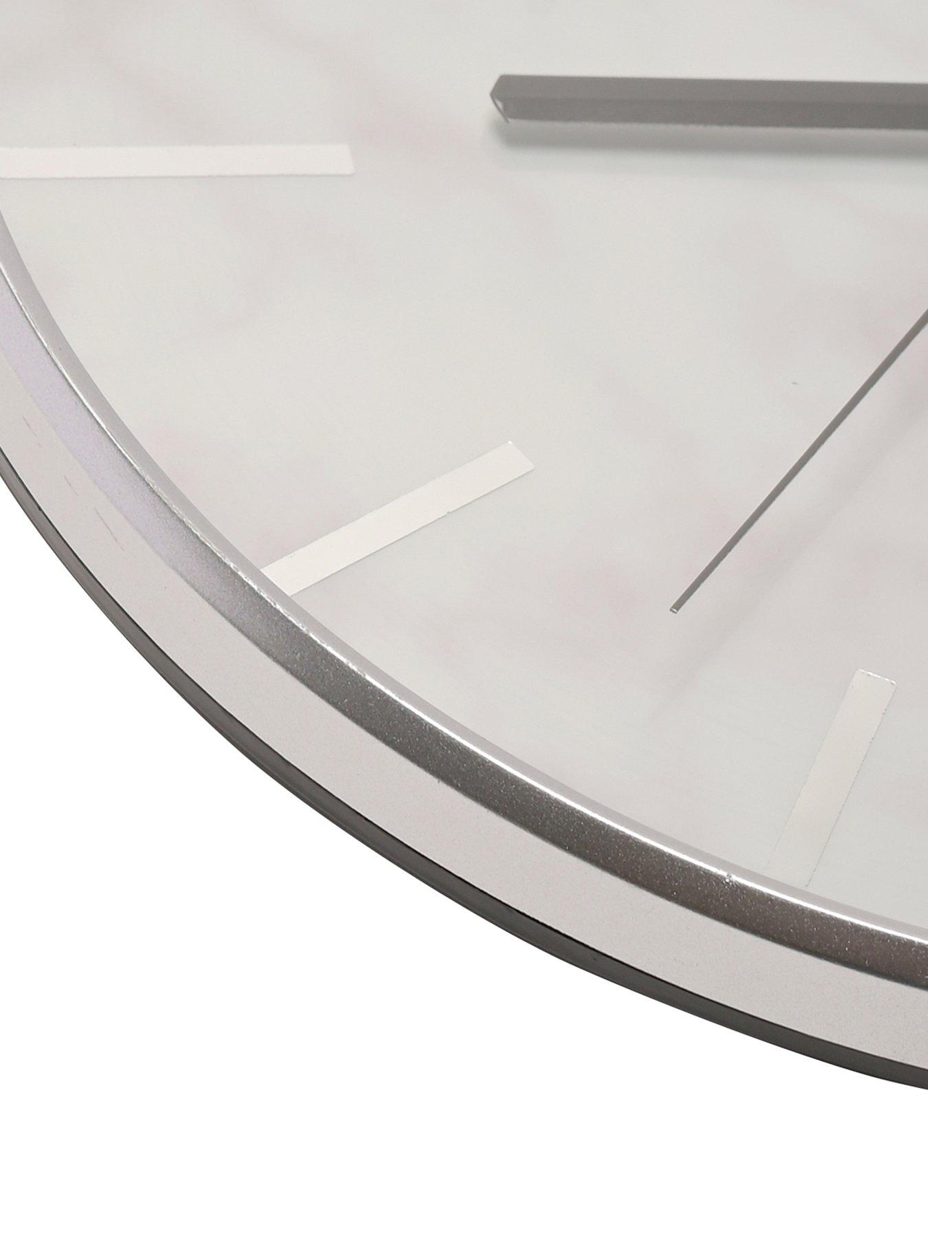 Image 2 of 2 of Hometime Slimline Marble Pattern Wall Clock
