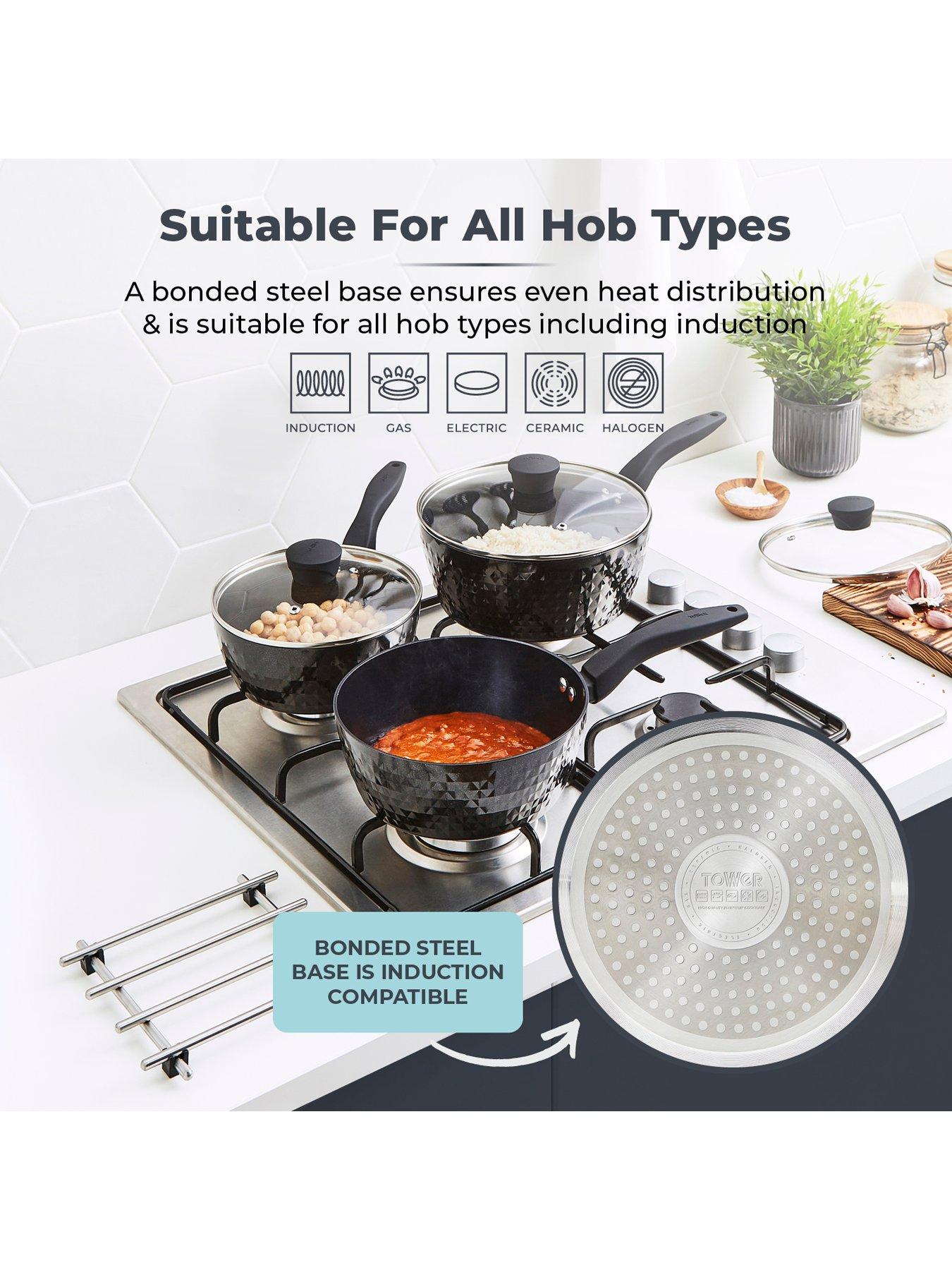  image of tower-diamo-3-piece-saucepan-set