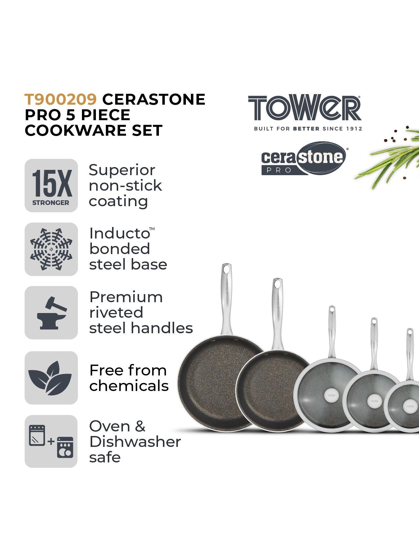  image of tower-cerastone-pro-5-piece-pan-set