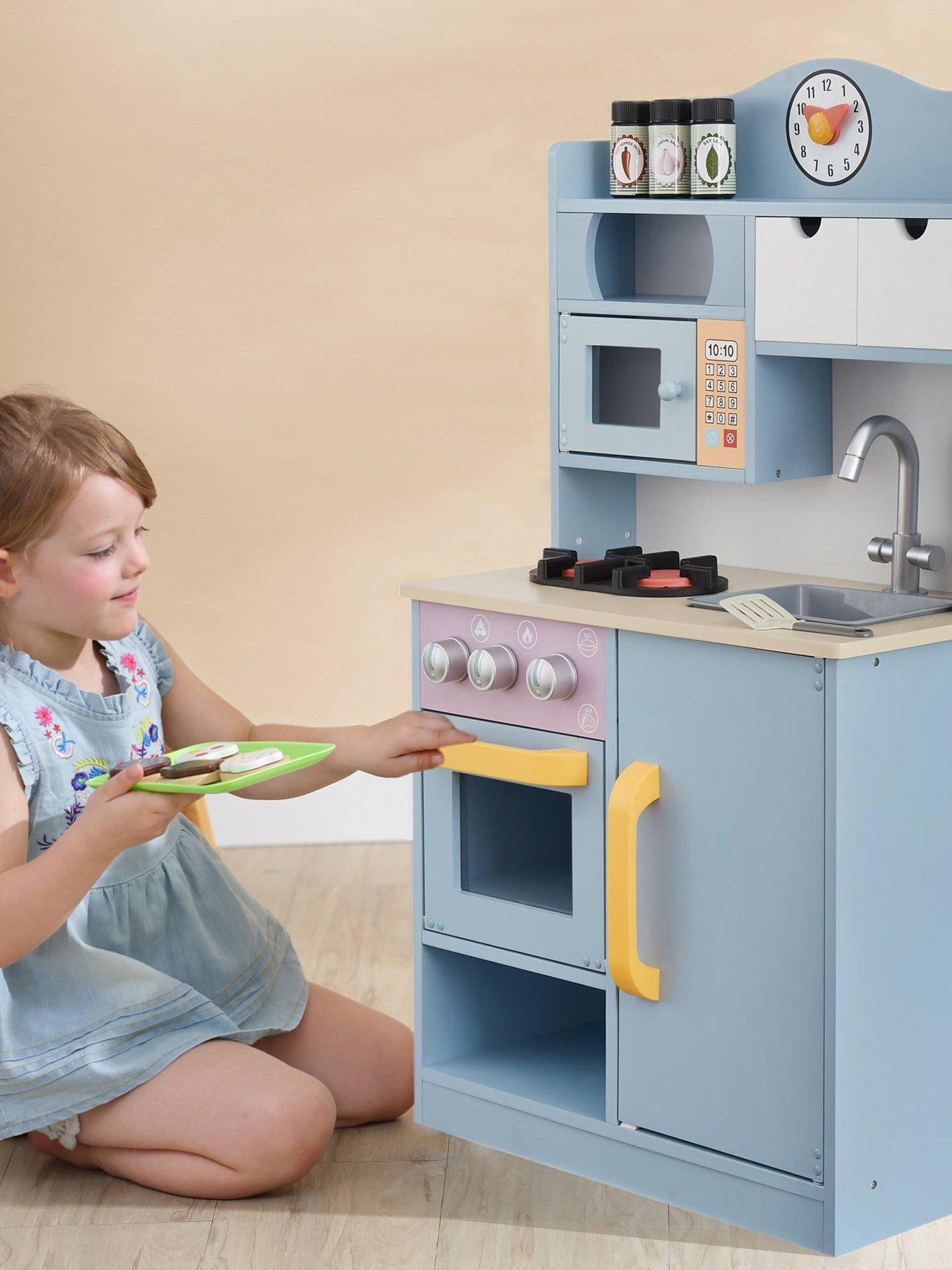  image of teamson-kids-exclusive-medium-wooden-playnbspkitchennbsp