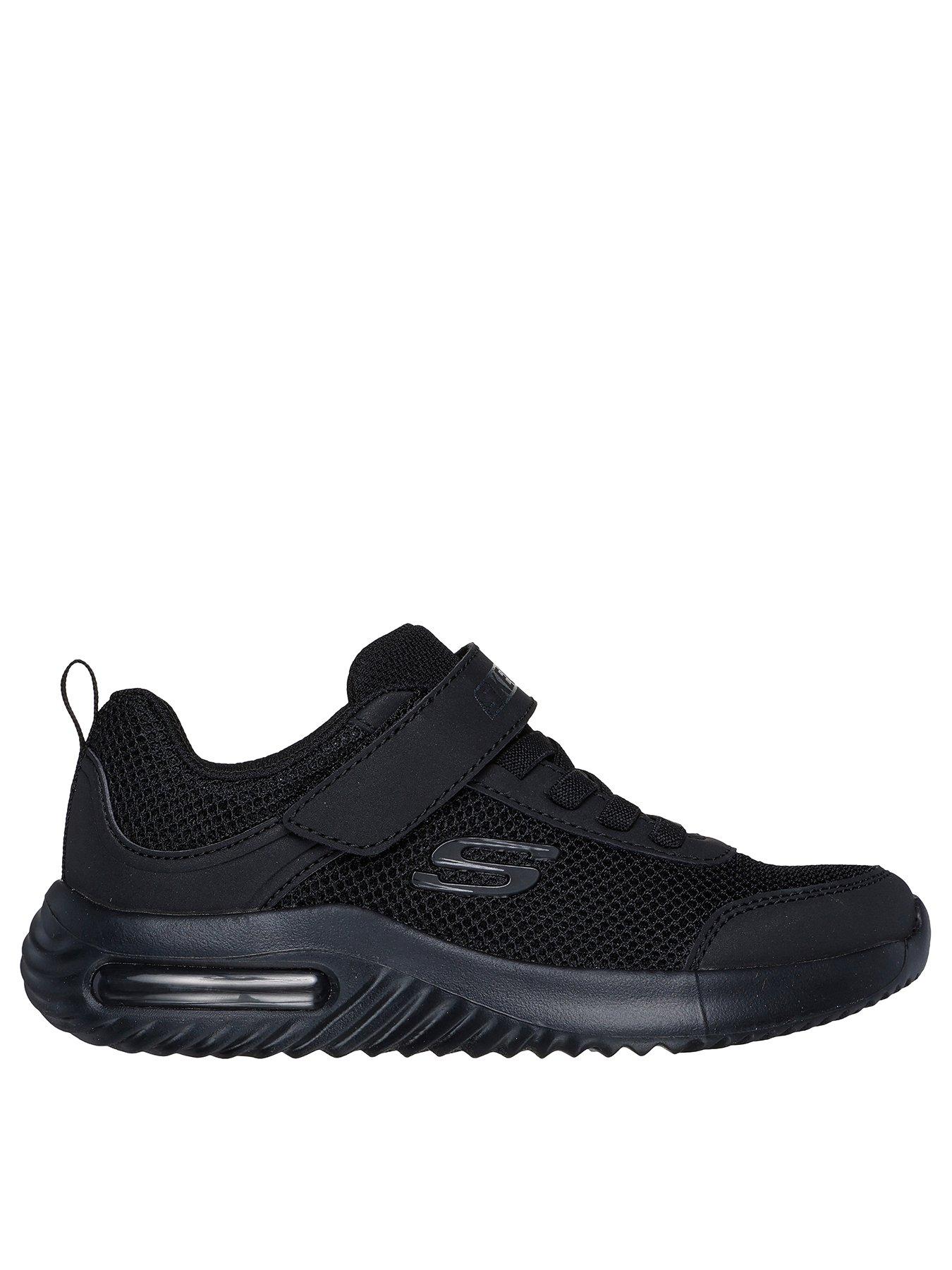  image of skechers-bounder-tech-lightweight-trainer-black