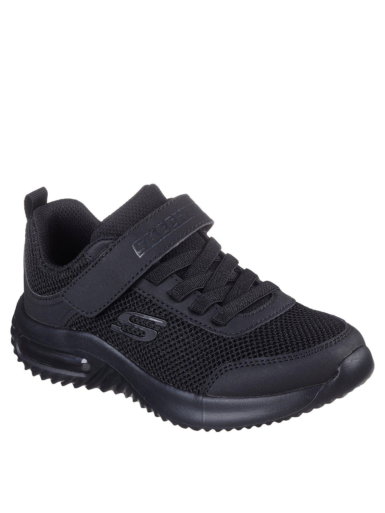  image of skechers-bounder-tech-lightweight-trainer-black