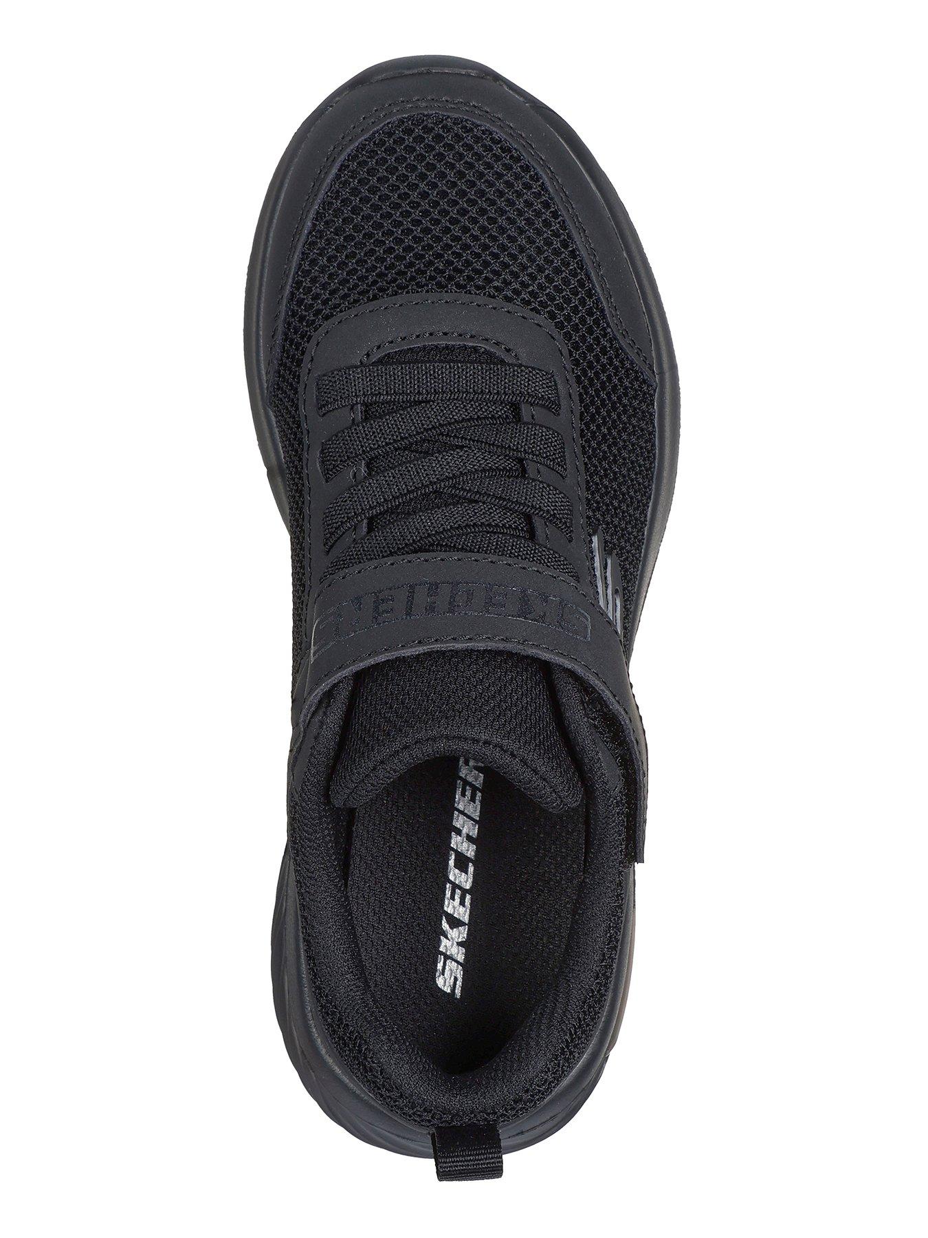  image of skechers-bounder-tech-lightweight-trainer-black