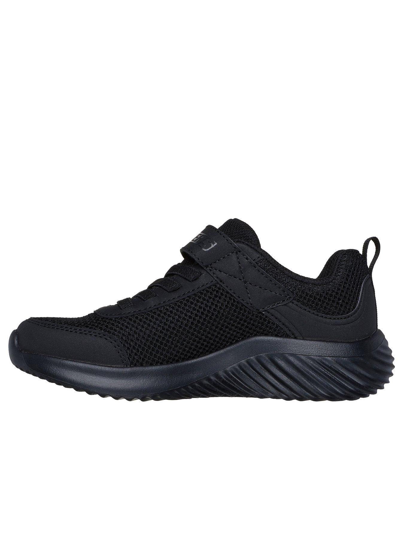  image of skechers-bounder-tech-lightweight-trainer-black