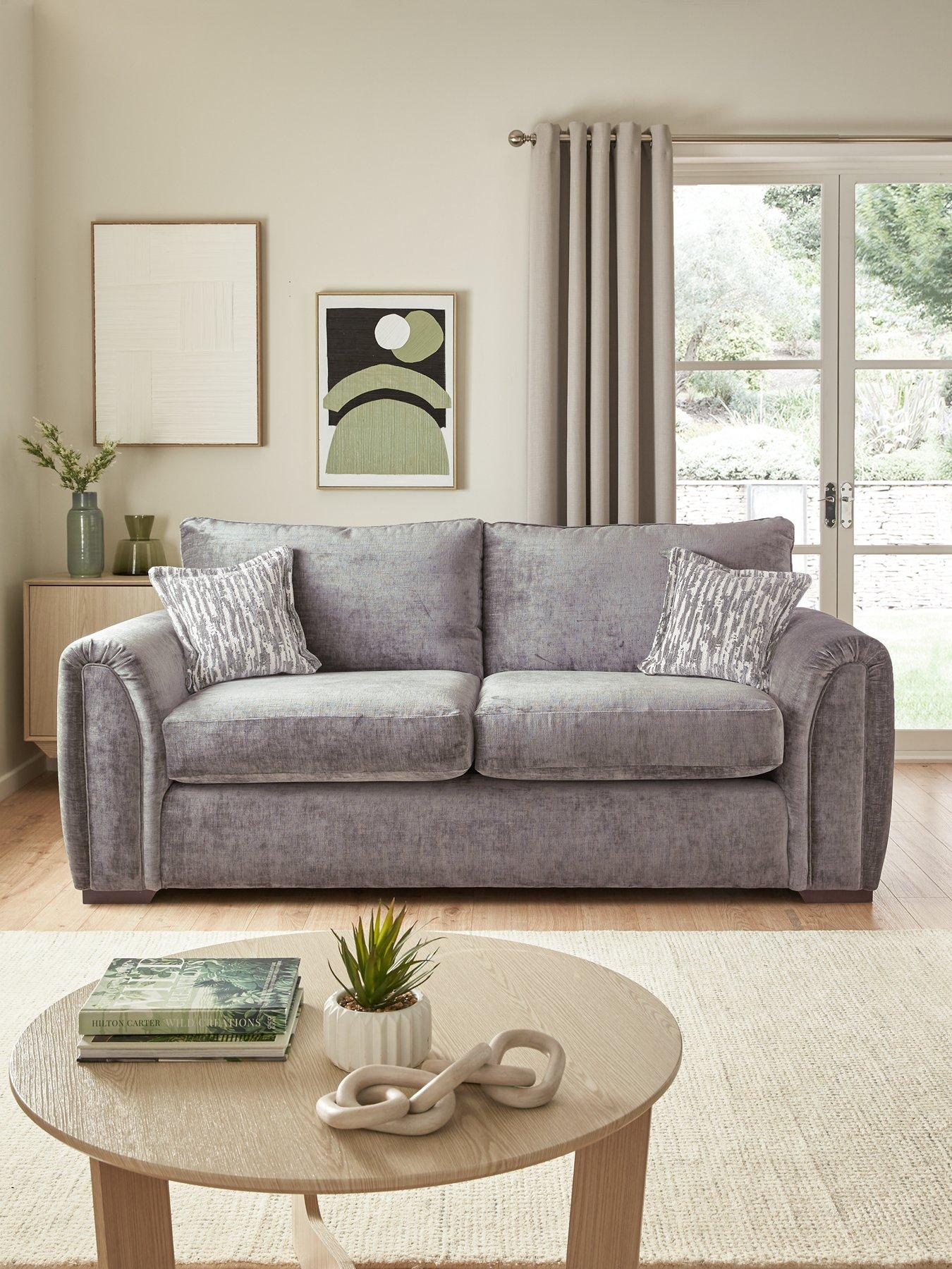 undefined Layla Fabric 3 Seater Sofa - Made to Order in the UK