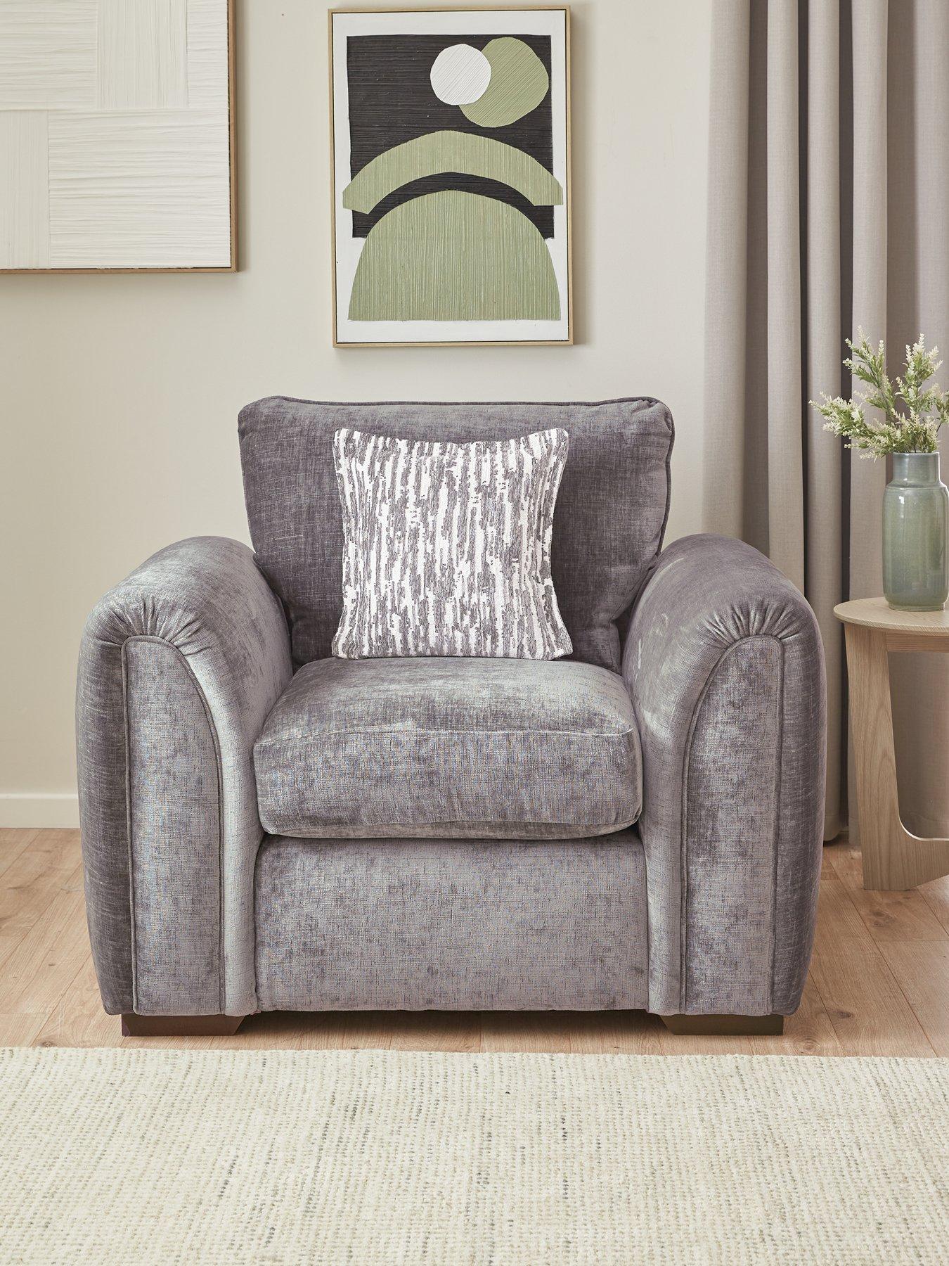 undefined Layla Fabric Armchair - Made to Order in the UK