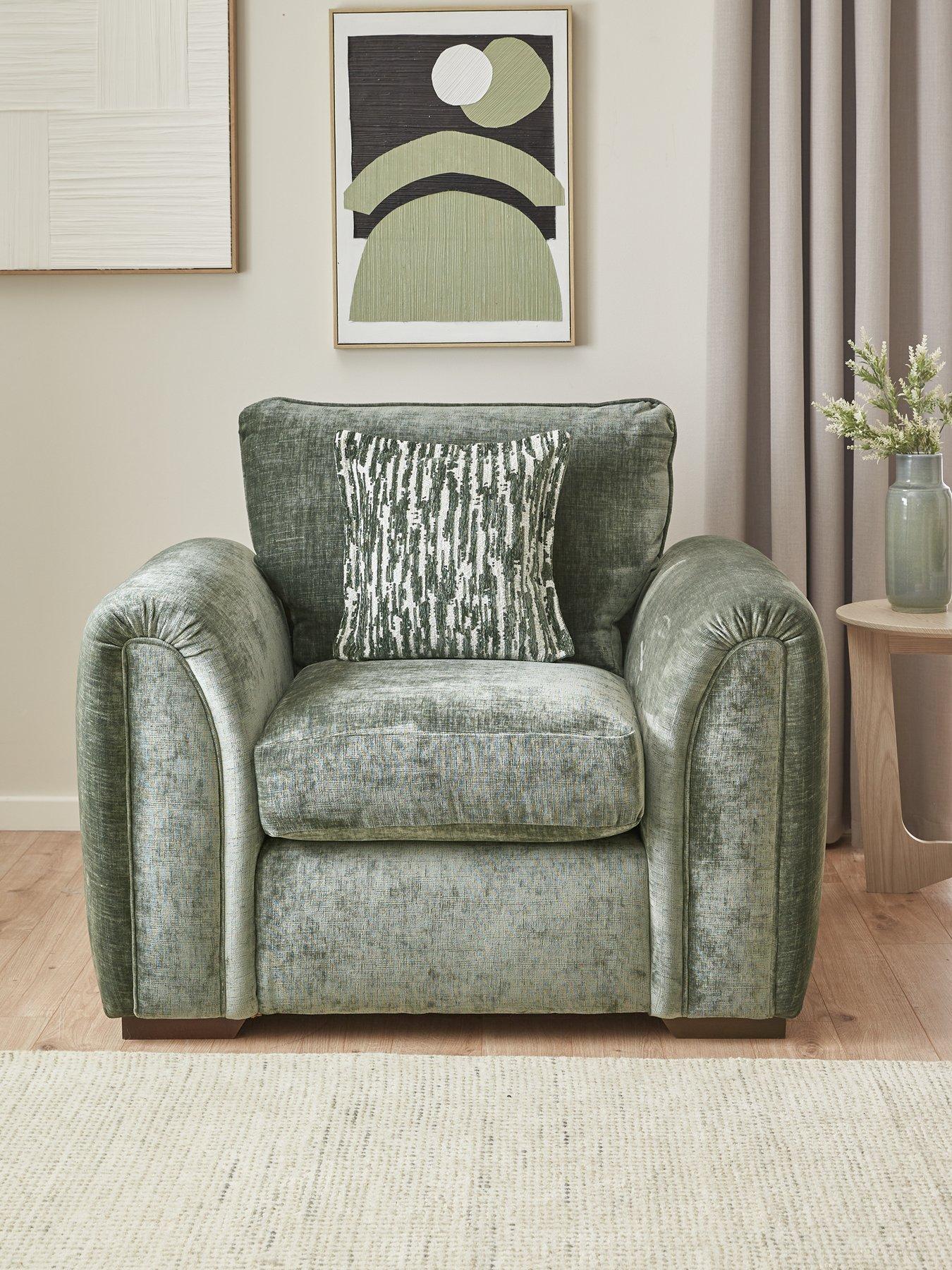 undefined Layla Fabric Armchair - Made to Order in the UK