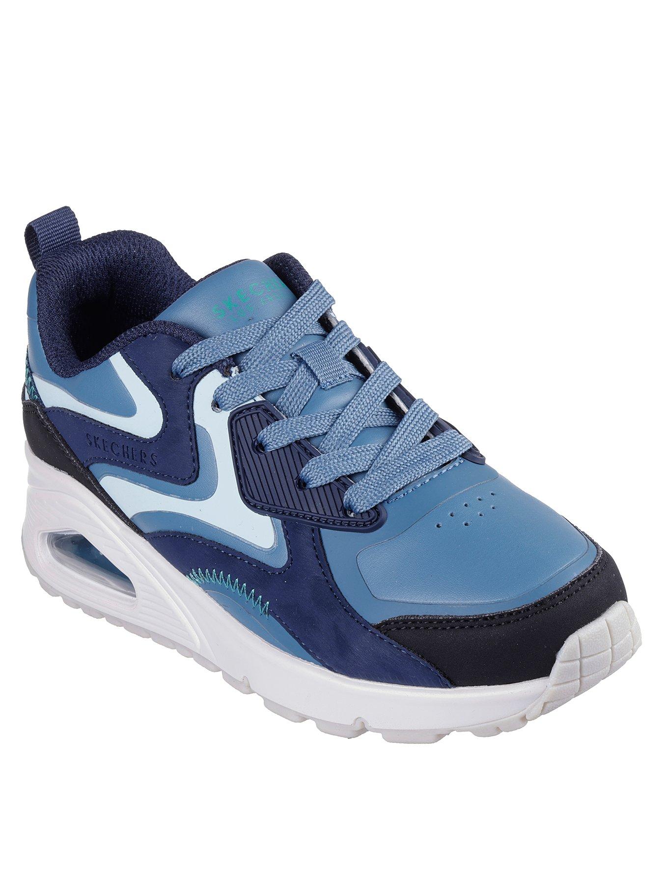  image of skechers-boys-uno-gen1-lace-up-trainer