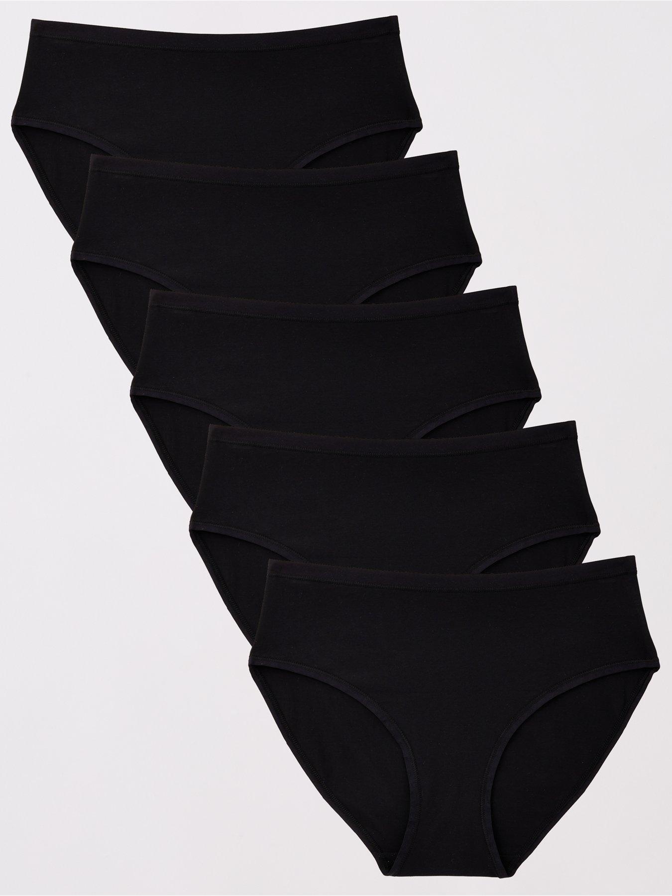 undefined 5pk Plain Cotton Hipster Briefs