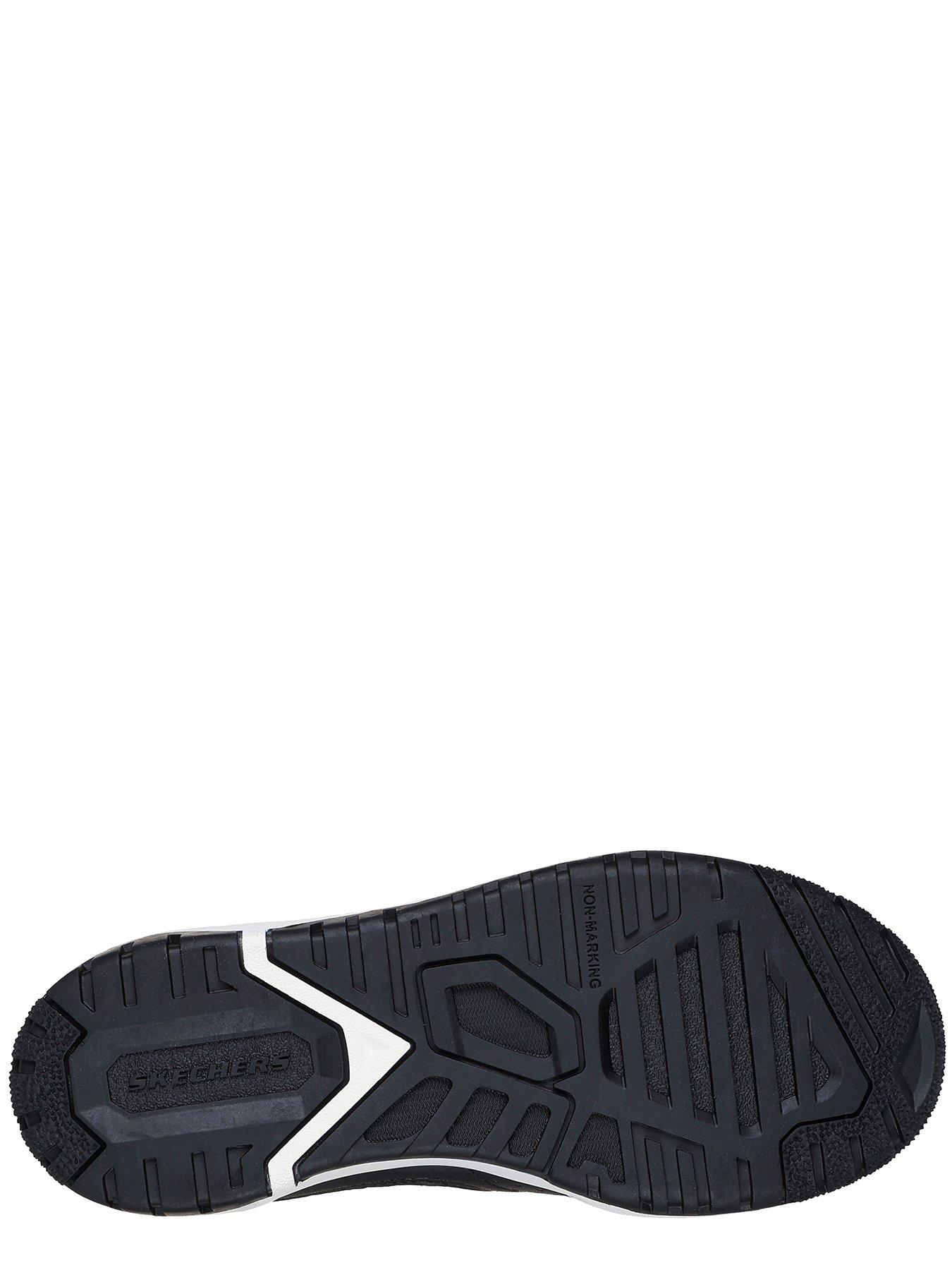 Image 4 of 4 of Skechers Girls Skx-228 Lace Up Embossed Logo Trainer - Black