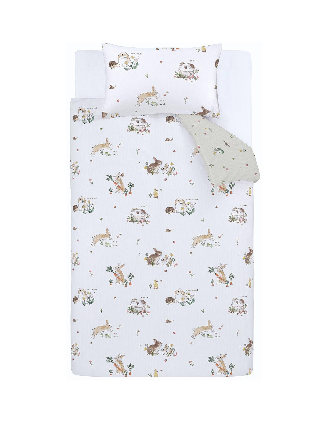 Little Bianca Bunny Rabbit Friends Single Duvet Set | littlewoods.com