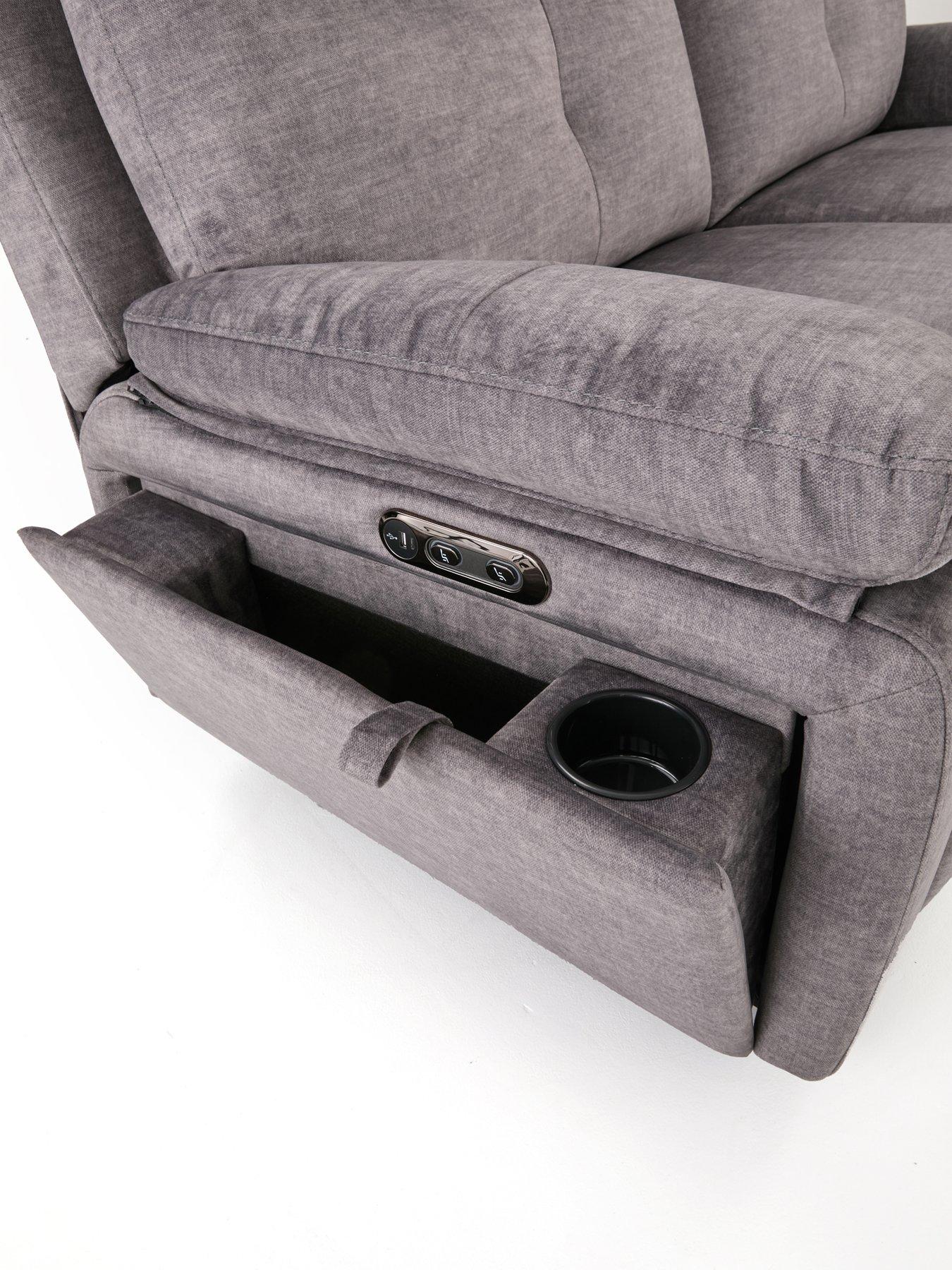Image 6 of 7 of The Very Collection Ivana 3 Seater Fabric&nbsp;Power Recliner Sofa with USB Charging and Storage - FSC&reg; Certified
