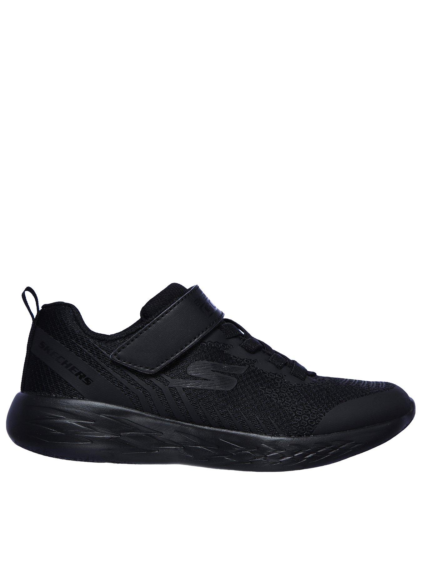 Skechers Go Run 600 School Trainer Black Littlewoods