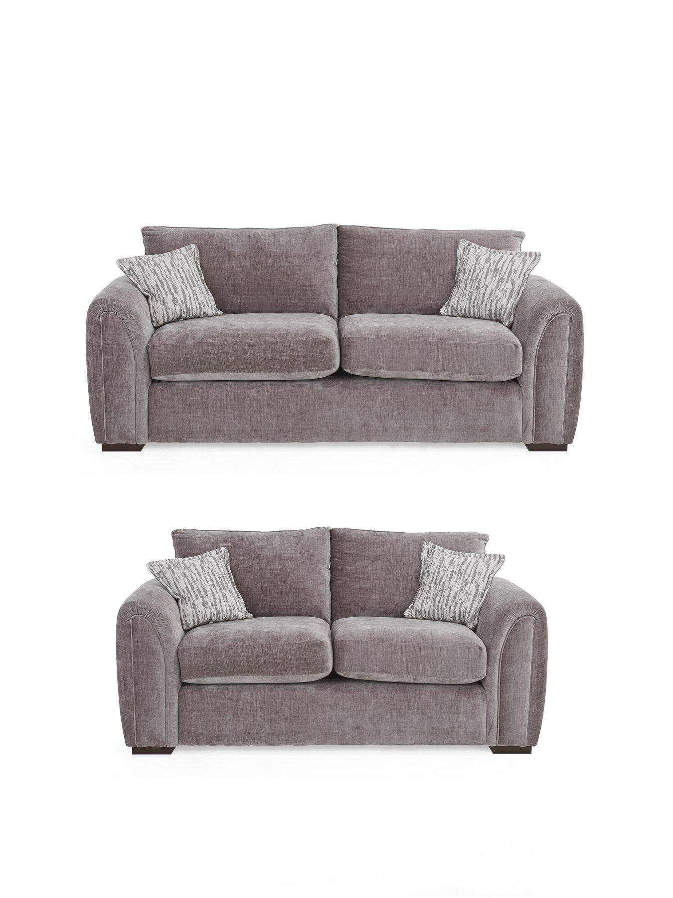 undefined Layla Fabric 3 + 2 Seater Sofa Set (Buy  &  SAVE!) - Made to Order in the UK