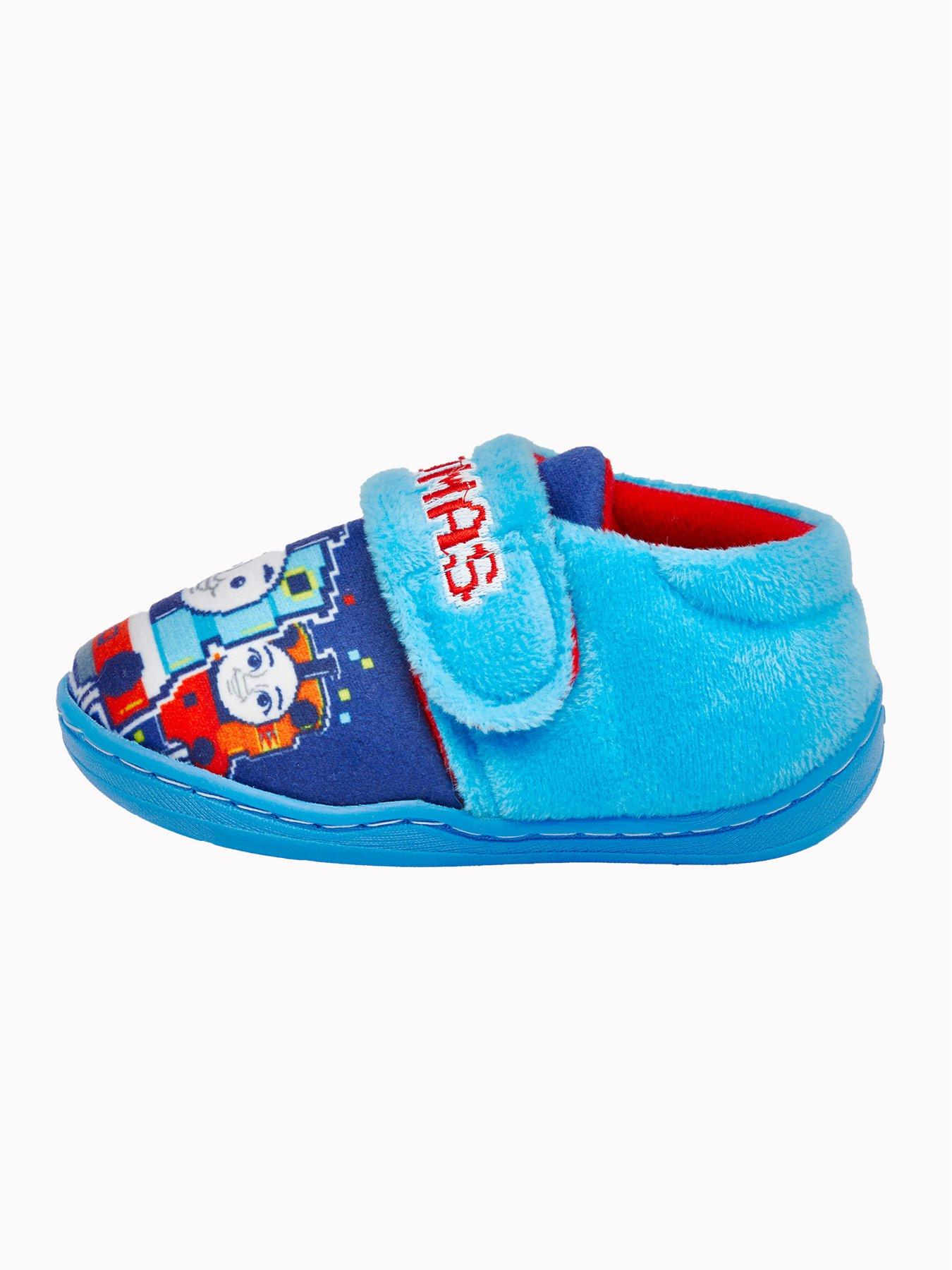 Image 4 of 4 of Thomas & Friends Thomas The Tank Engine Velcro Slippers