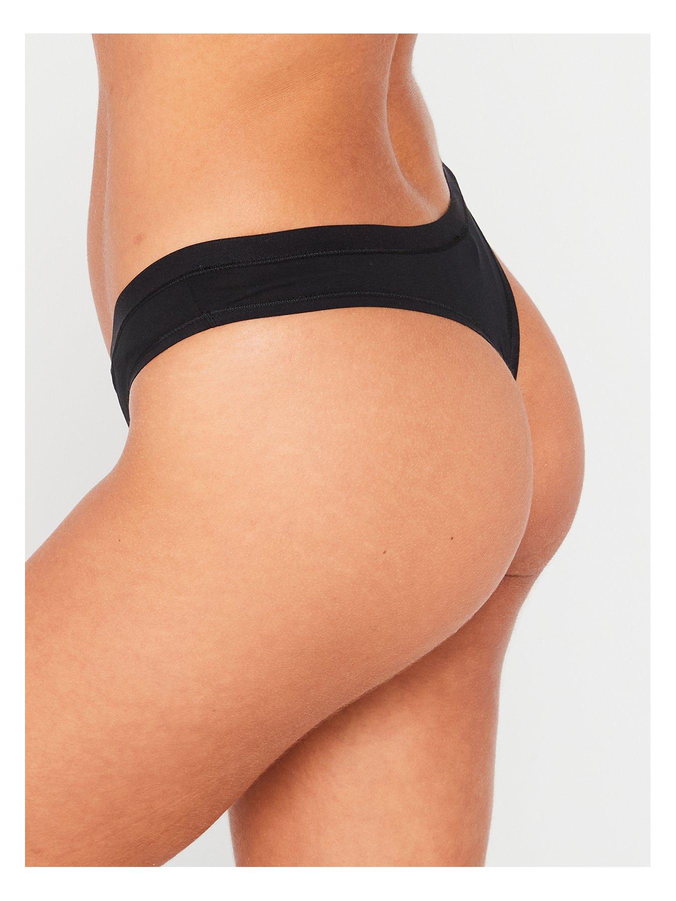 Image 3 of 4 of Everyday 5pk Plain Cotton Thongs