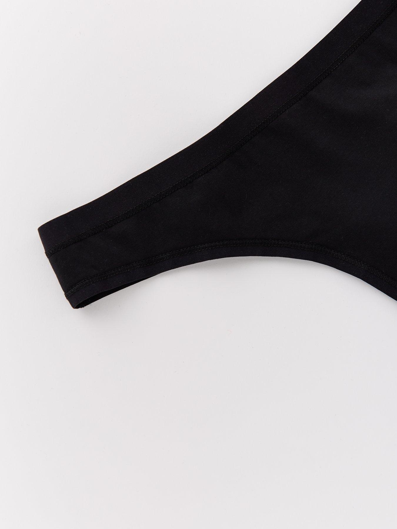 Image 4 of 4 of Everyday 5pk Plain Cotton Thongs