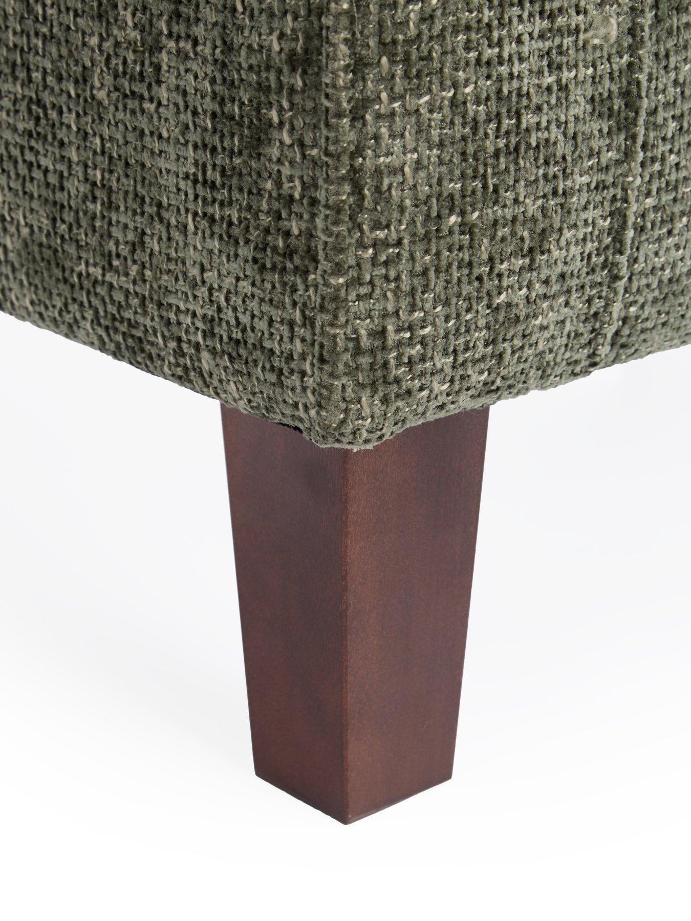 Image 4 of 7 of The Very Collection Denton Chunky Weave Fabric Wing&nbsp;Chair - FSC&reg; Certified