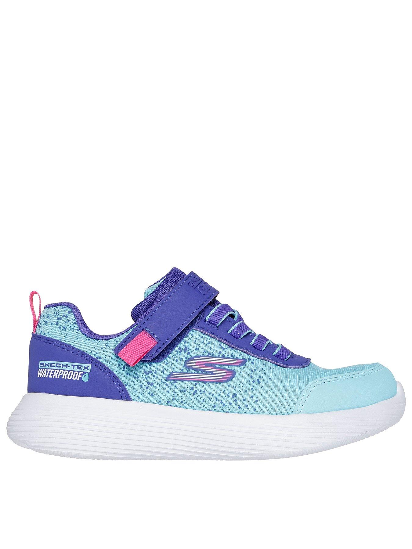 Skechers Girls Go Run 400 V2 Waterproof Trainer Black littlewoods