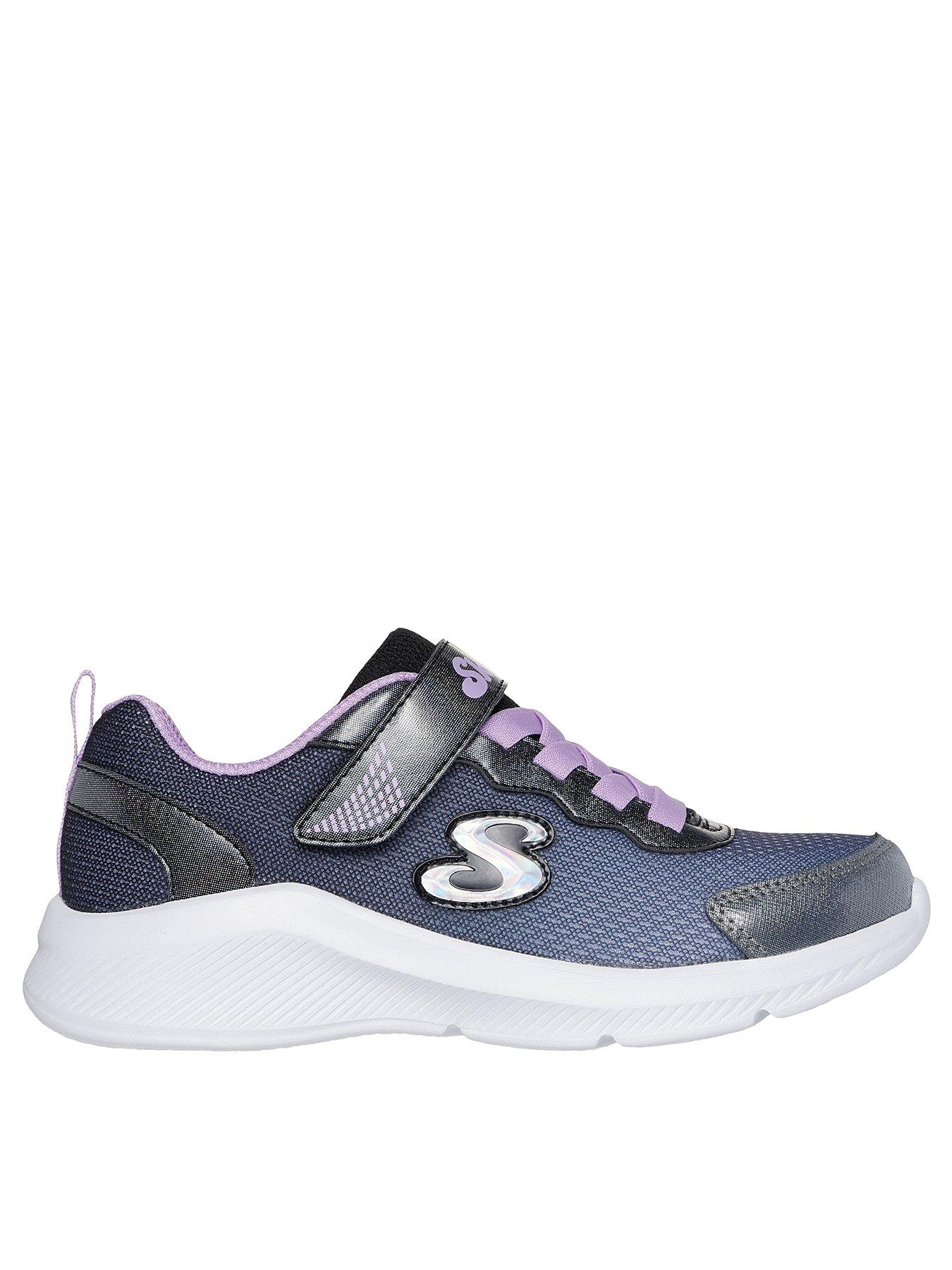 Skechers Girls Sole Swifters Trainer Black littlewoods