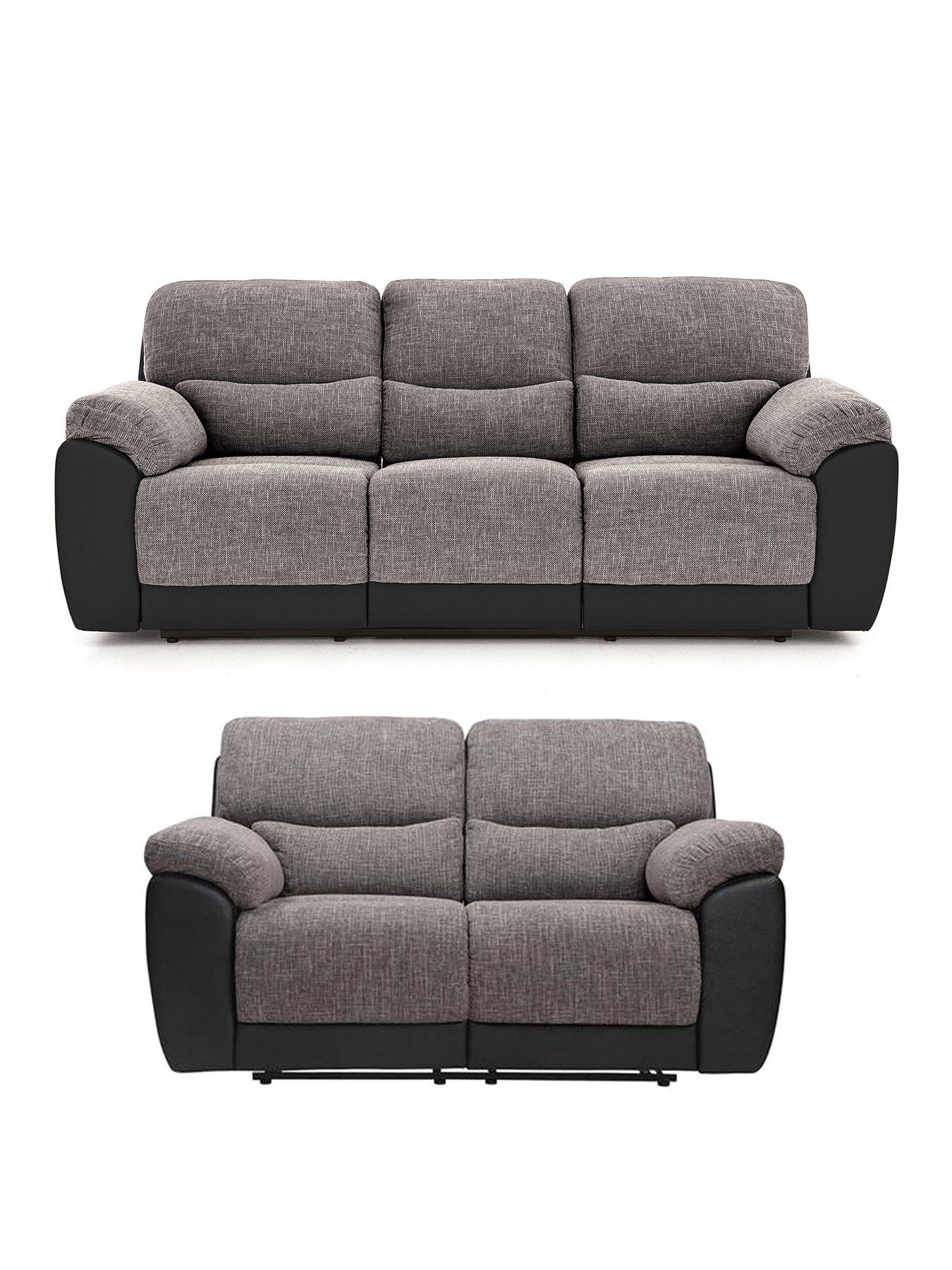 very-home-santori-3-2-seater-fabric-recliner-sofa