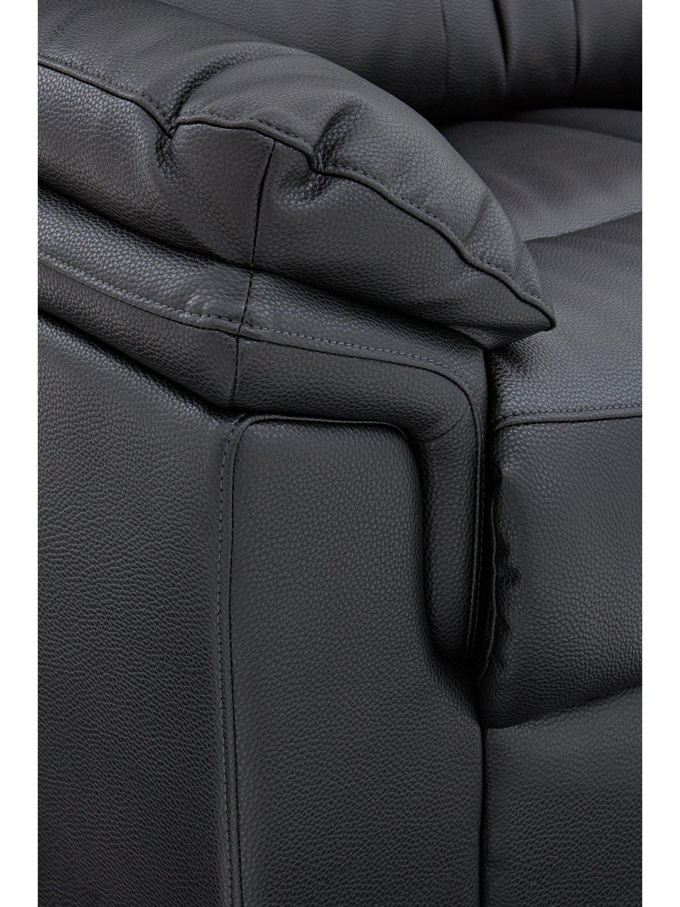 Image 2 of 3 of The Very Collection Albion Luxury Faux Leather 3 + 2 Seater High Back Manual Recliner Sofa Set (Buy &amp; SAVE!) - FSC&reg; Certified